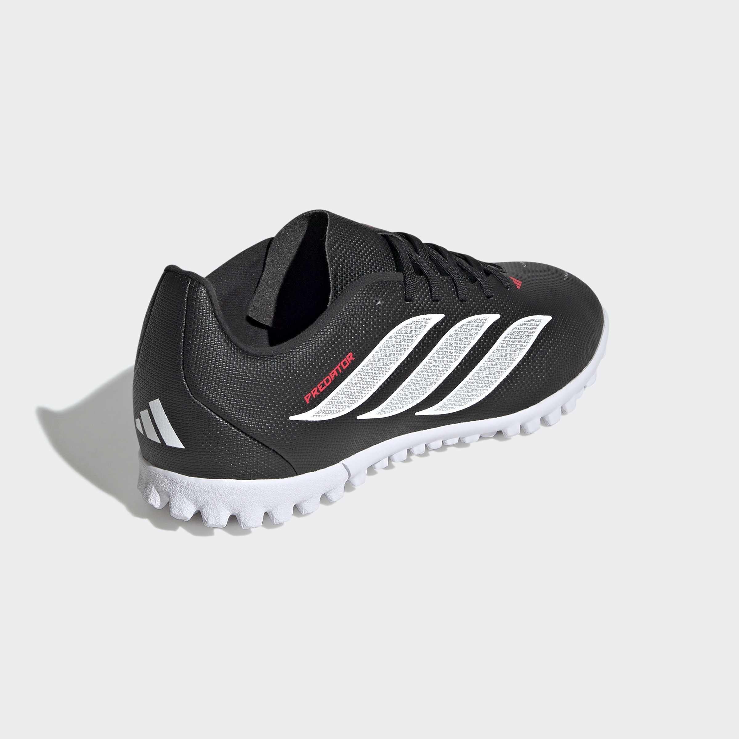 Kids Unisex Predator Club Turf Football Shoes, Black, A701_ONE, large image number 3