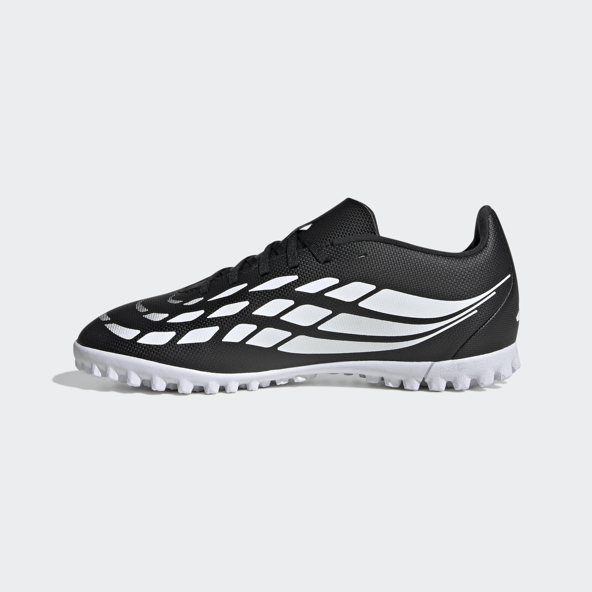 Kids Unisex Predator Club Turf Football Shoes, Black, A701_ONE, large image number 9