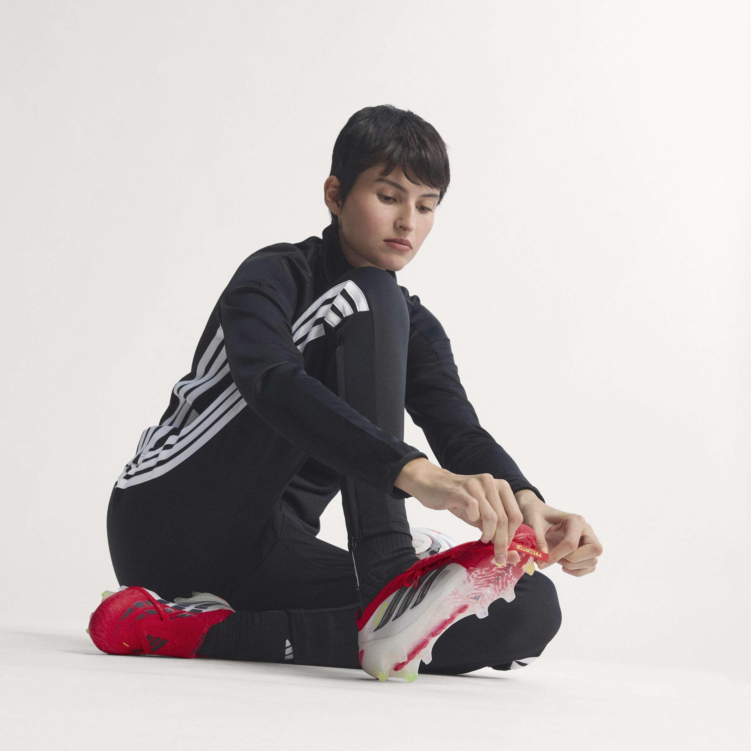 Unisex Predator Elite Fold-Over Tongue Firm Ground Football Boots, Red, A701_ONE, large image number 6