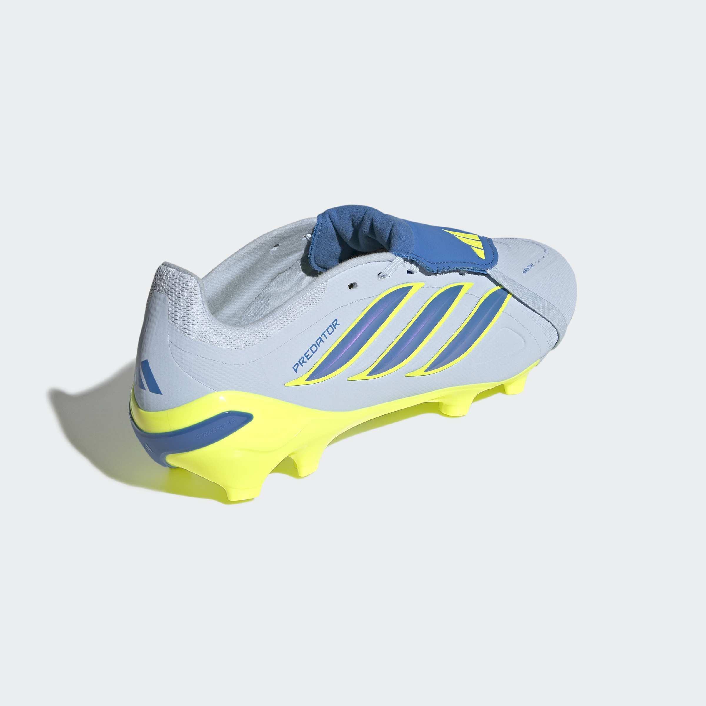 Unisex Predator League Fold-Over Tongue Firm Ground Football Boots, Blue, A701_ONE, large image number 3
