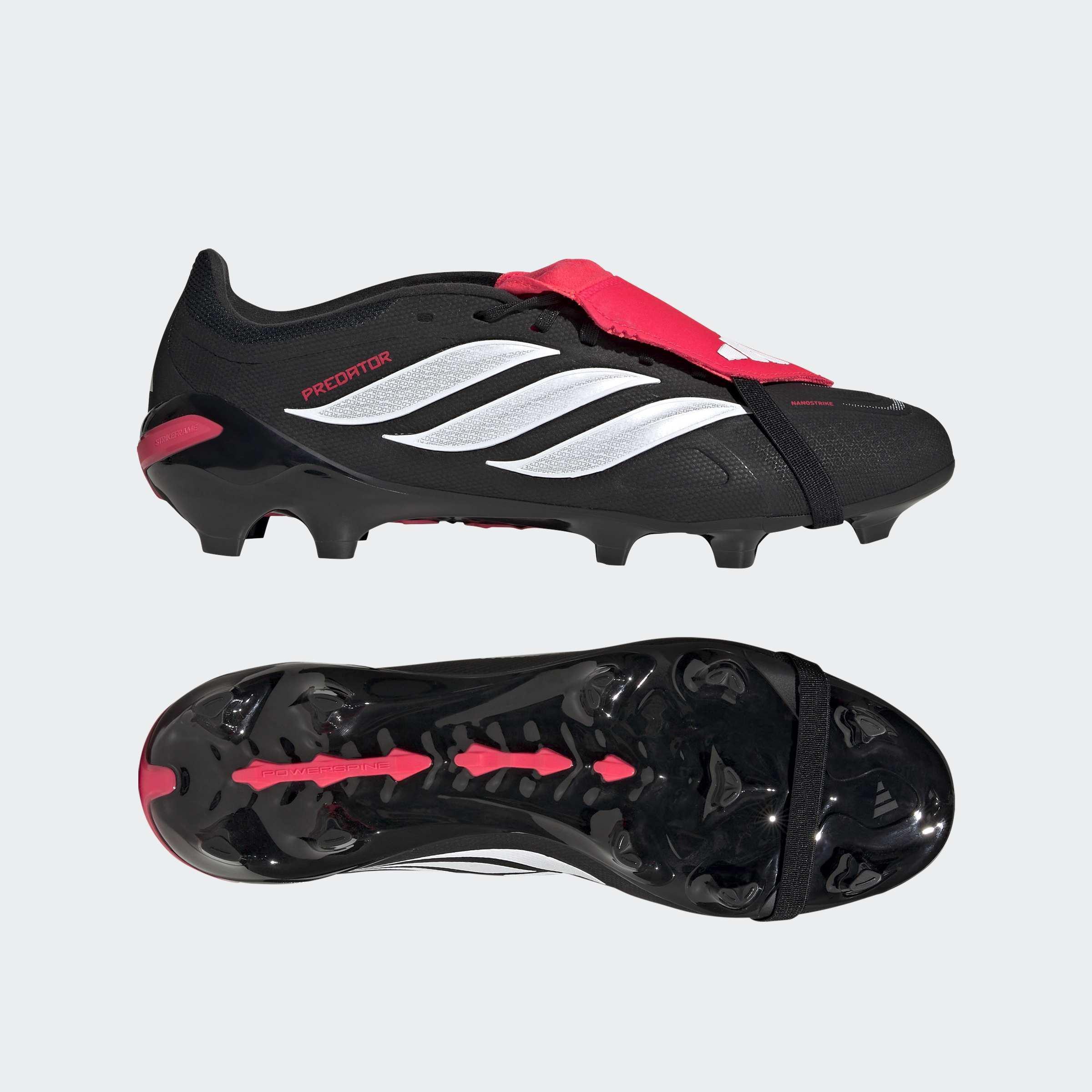 Unisex Predator League Fold-Over Tongue Firm Ground Football Boots, Black, A701_ONE, large image number 7