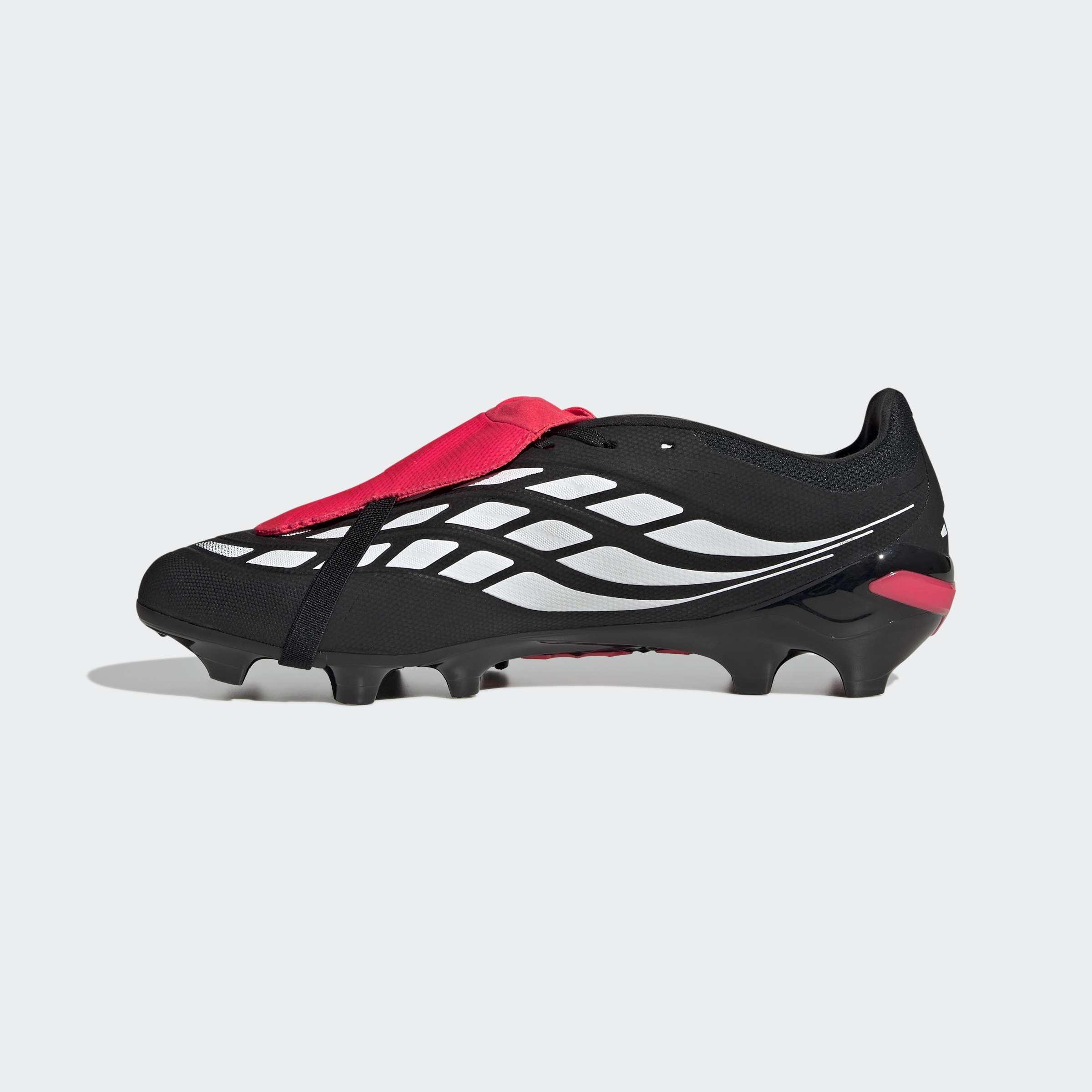 Unisex Predator League Fold-Over Tongue Firm Ground Football Boots, Black, A701_ONE, large image number 8
