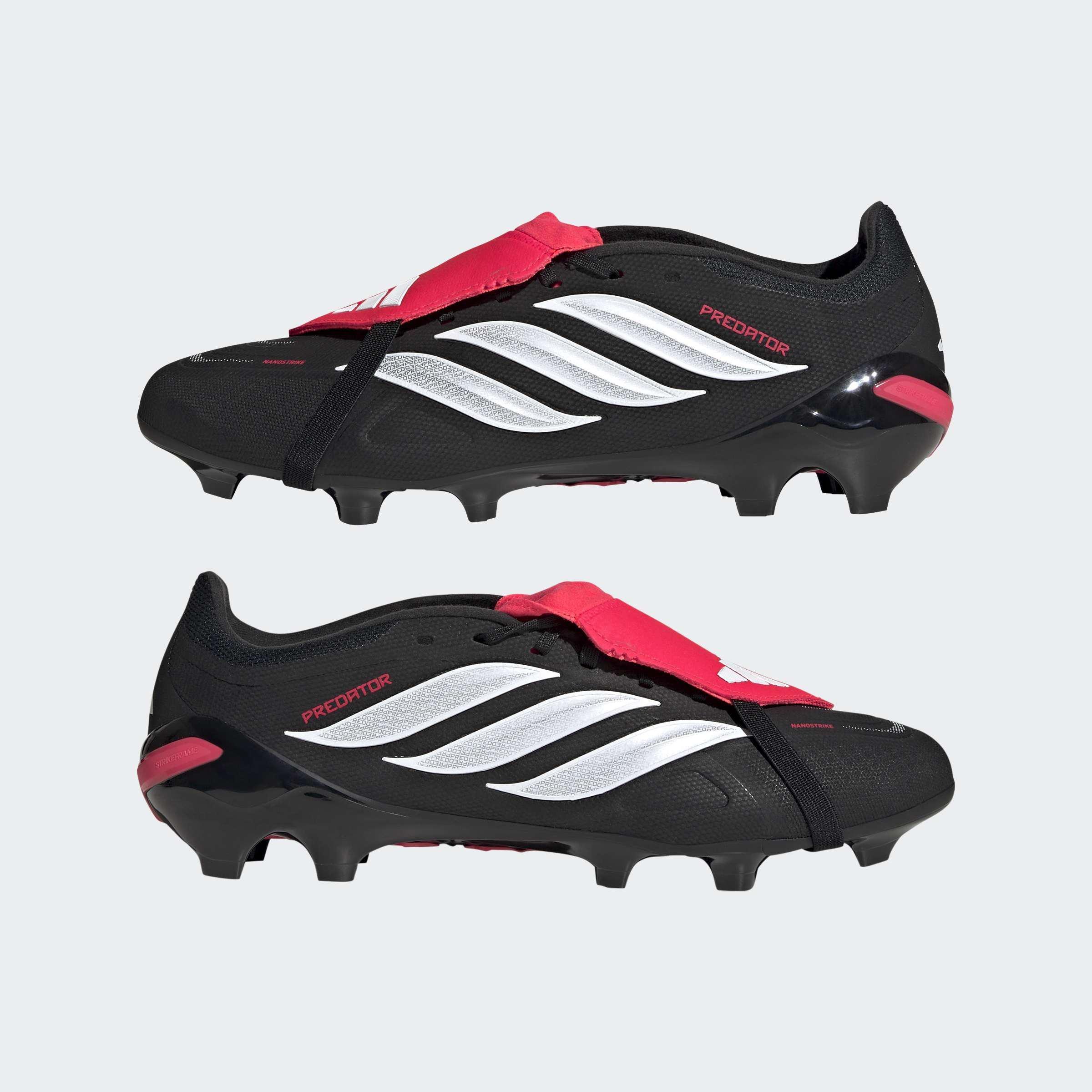 Unisex Predator League Fold-Over Tongue Firm Ground Football Boots, Black, A701_ONE, large image number 9