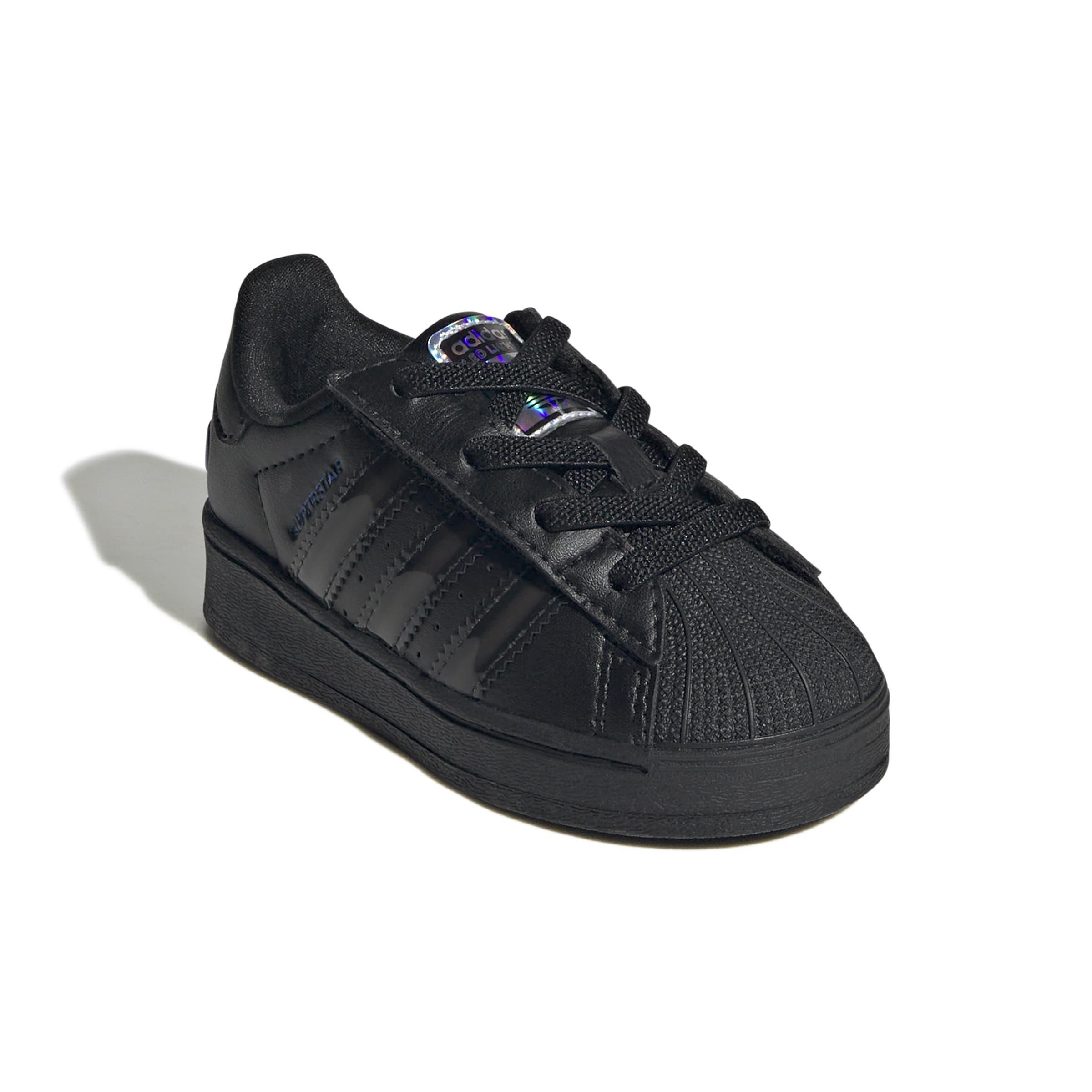 Kids Unisex Superstar Led Lights Comfort Closure Elastic Lace Shoes, Black, A701_ONE, large image number 2
