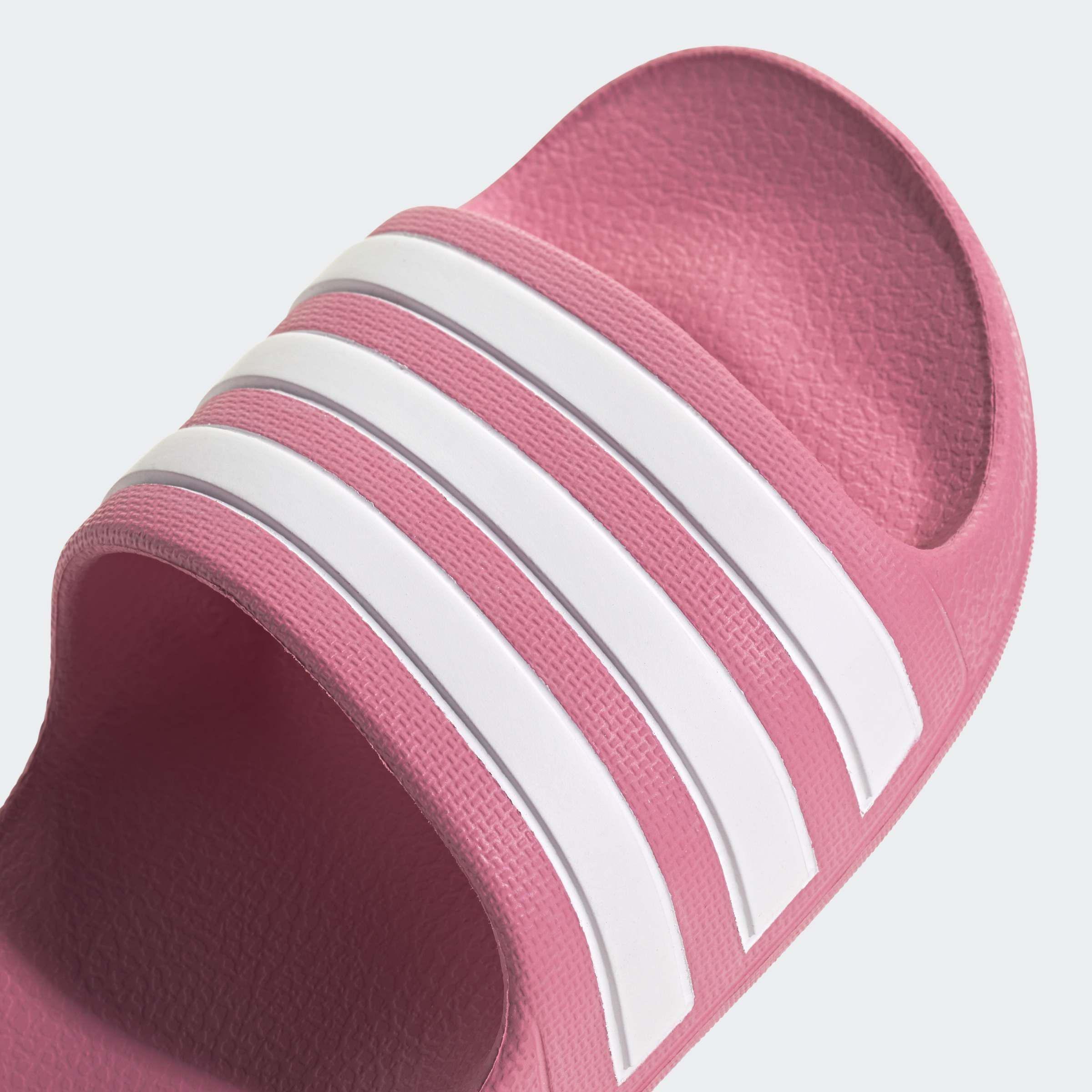 Kids Unisex Adilette Aqua Slides,Pink, A701_ONE, large image number 4