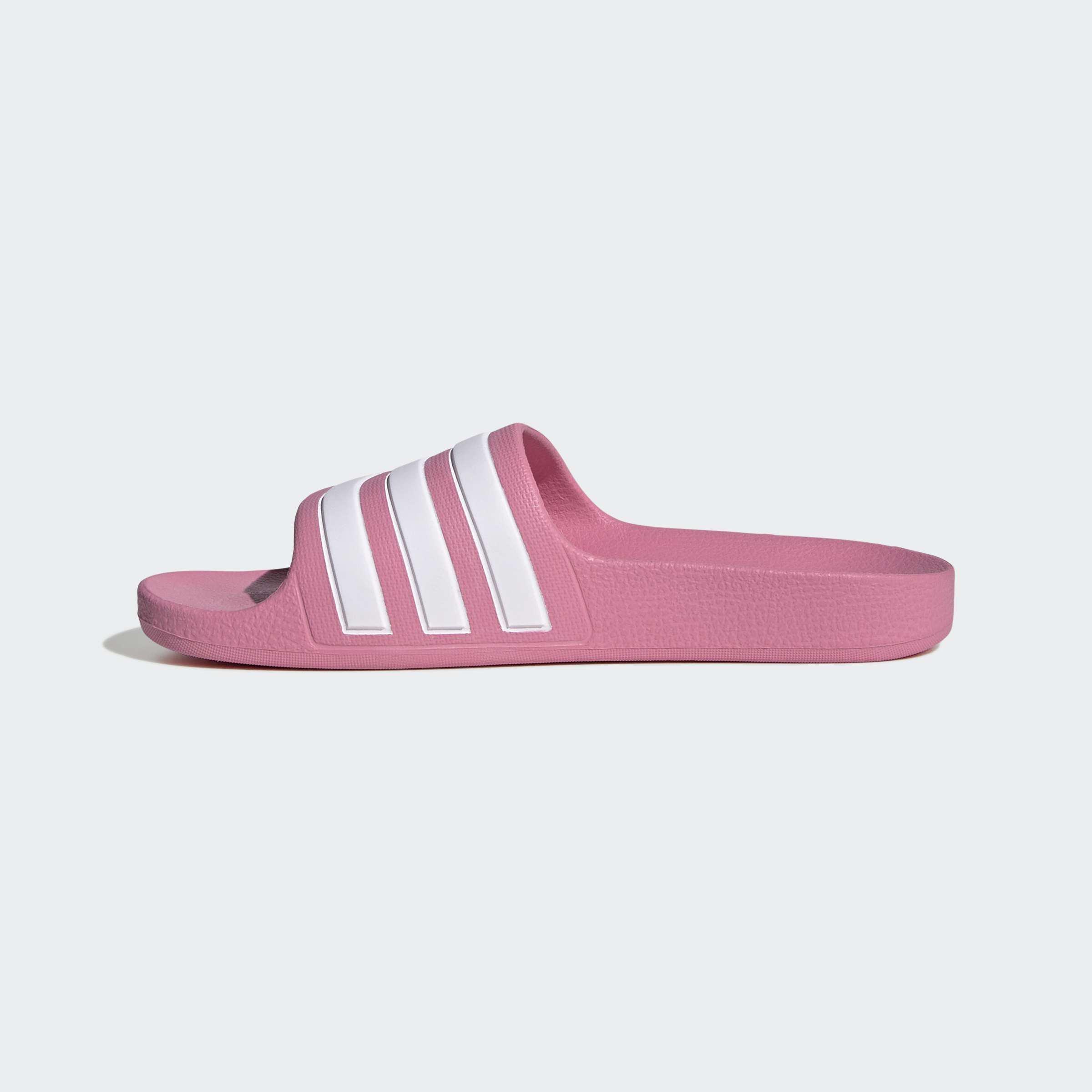 Kids Unisex Adilette Aqua Slides,Pink, A701_ONE, large image number 8