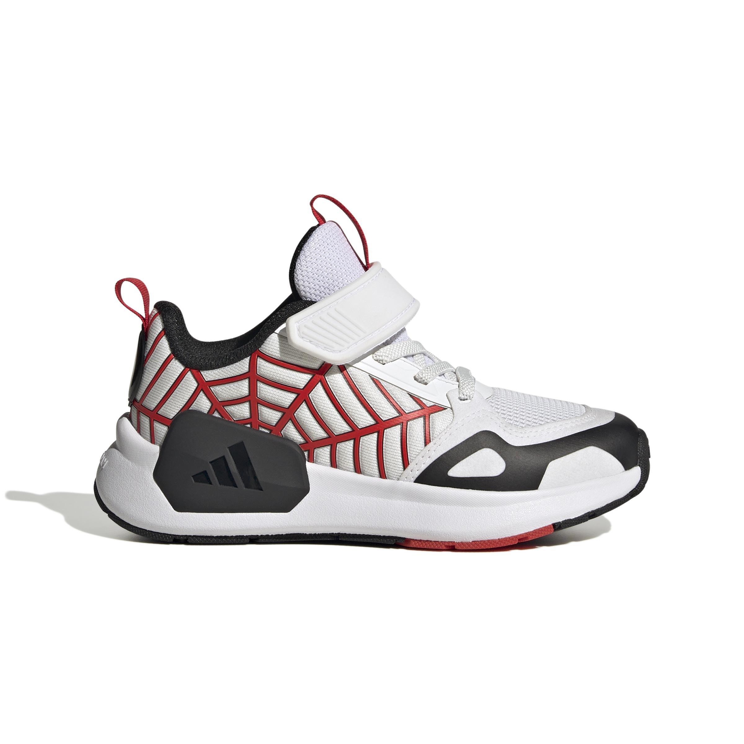 Unisex Kids adidas Marvel Spider-Man Runner Shoes, White, , large image number 0