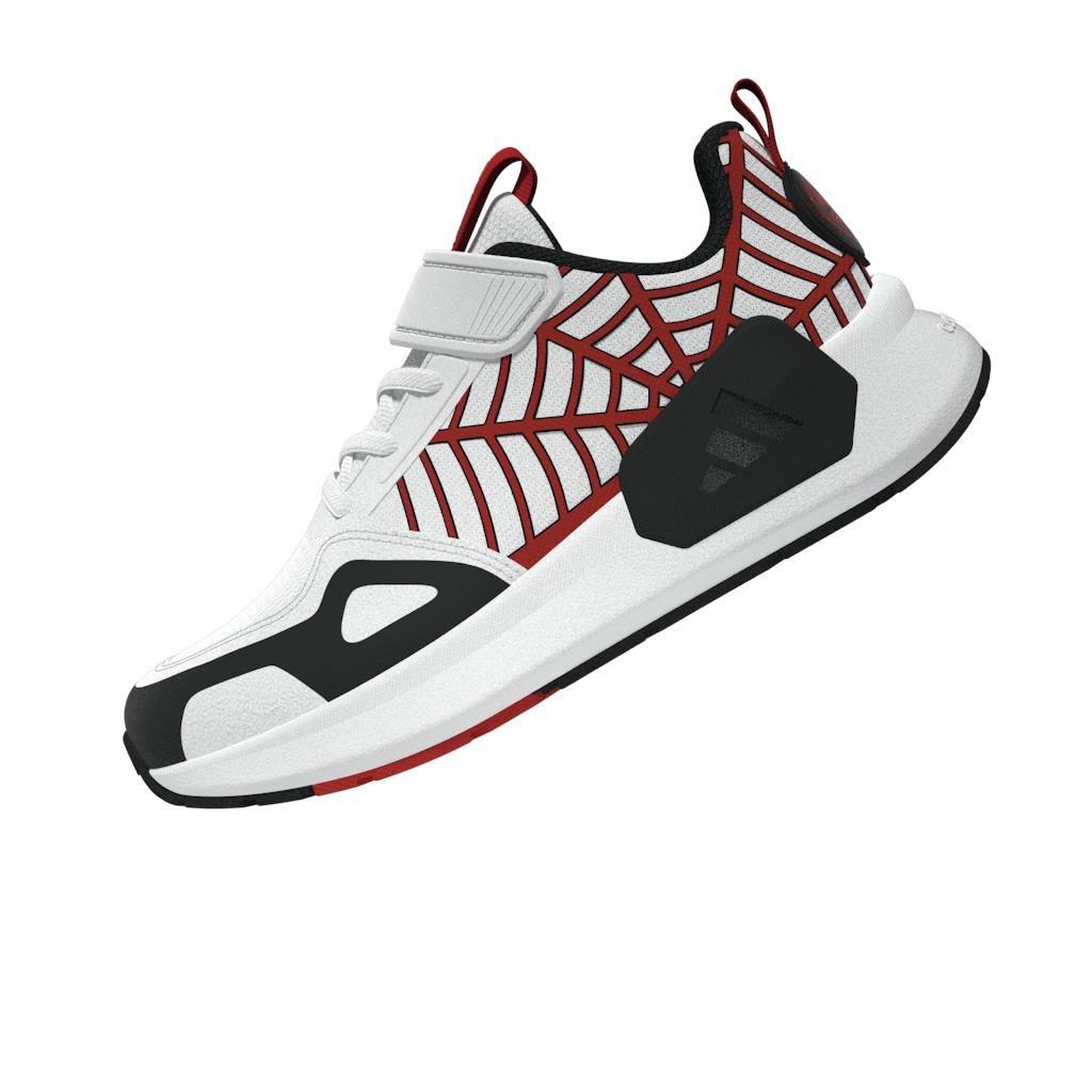 Unisex Kids adidas Marvel Spider-Man Runner Shoes, White, , large image number 9