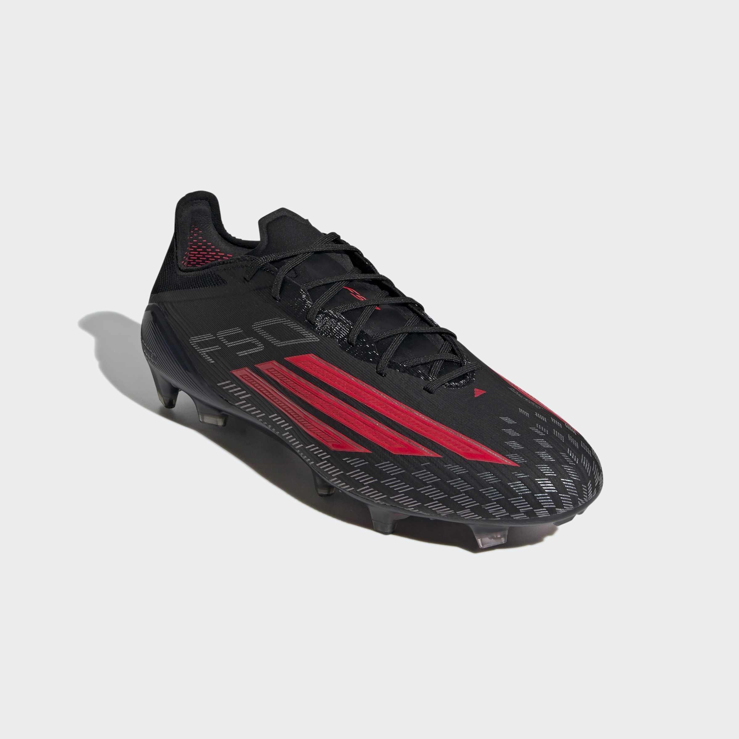 Unisex F50 Elite Firm Ground Football Boots, Black, A701_ONE, medium