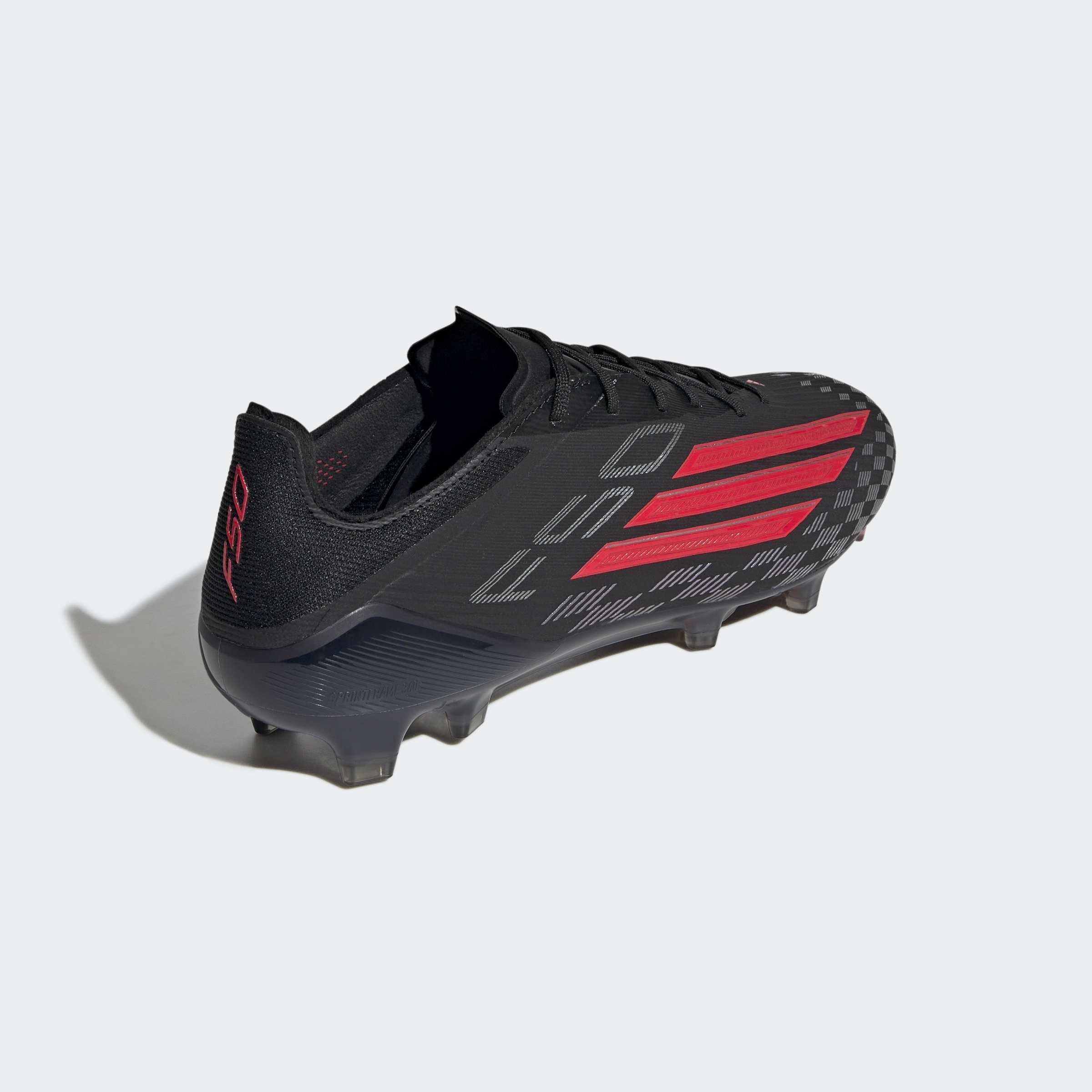 Unisex F50 Elite Firm Ground Football Boots, Black, A701_ONE, large image number 3