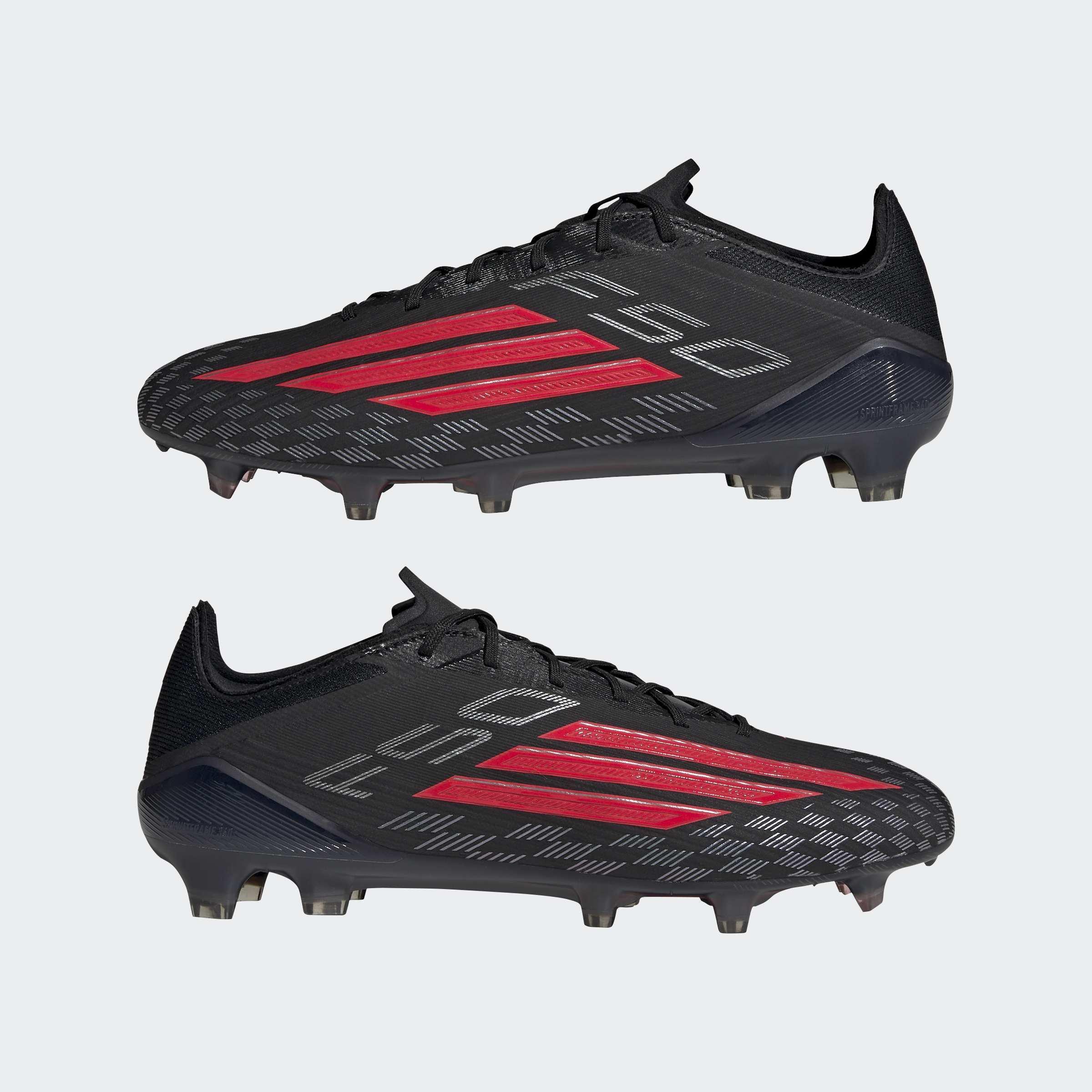 Unisex F50 Elite Firm Ground Football Boots, Black, A701_ONE, large image number 9