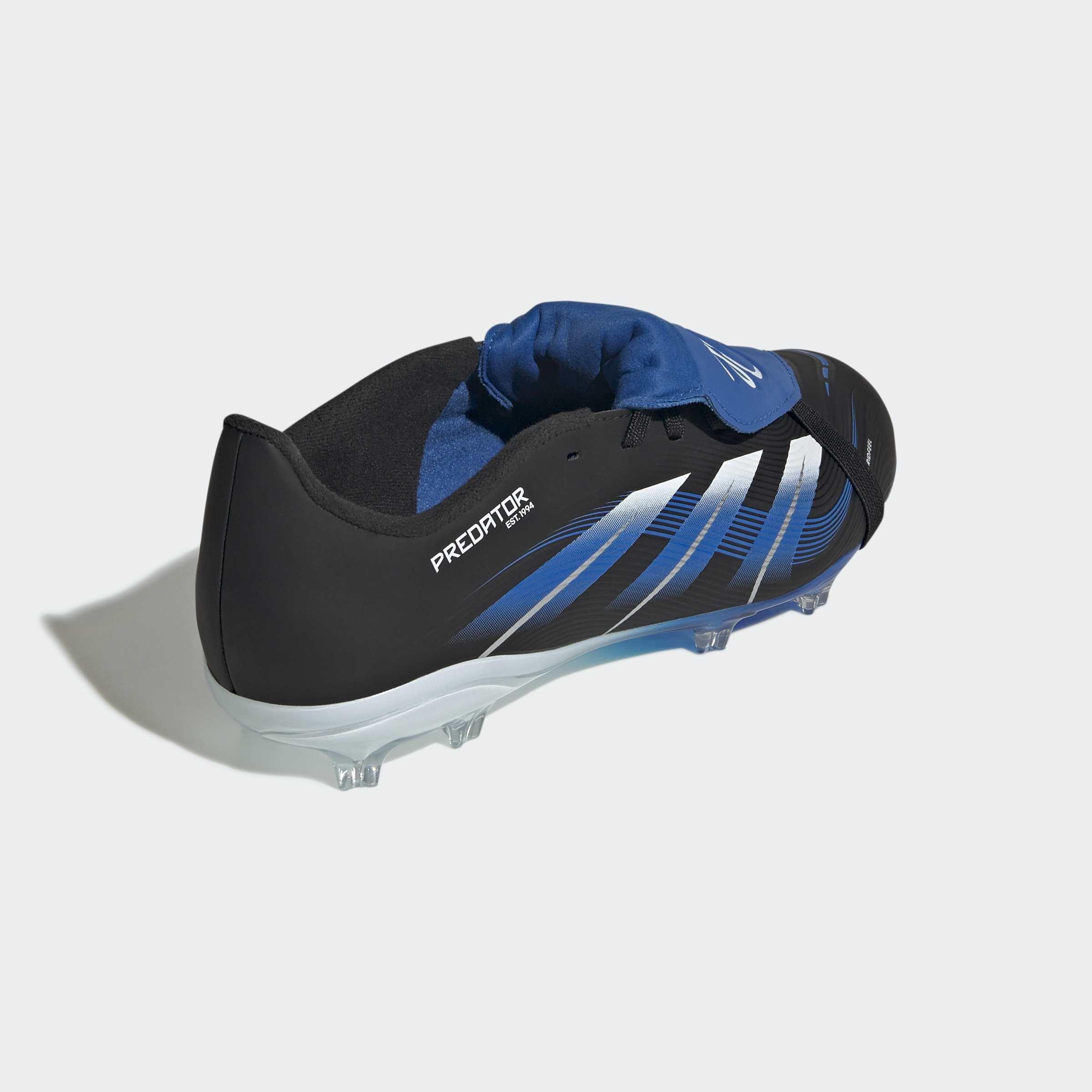 Kids Unisex Predator League JB Fold-Over Tongue Firm/Multi-Ground Boots, Black, A701_ONE, large image number 3