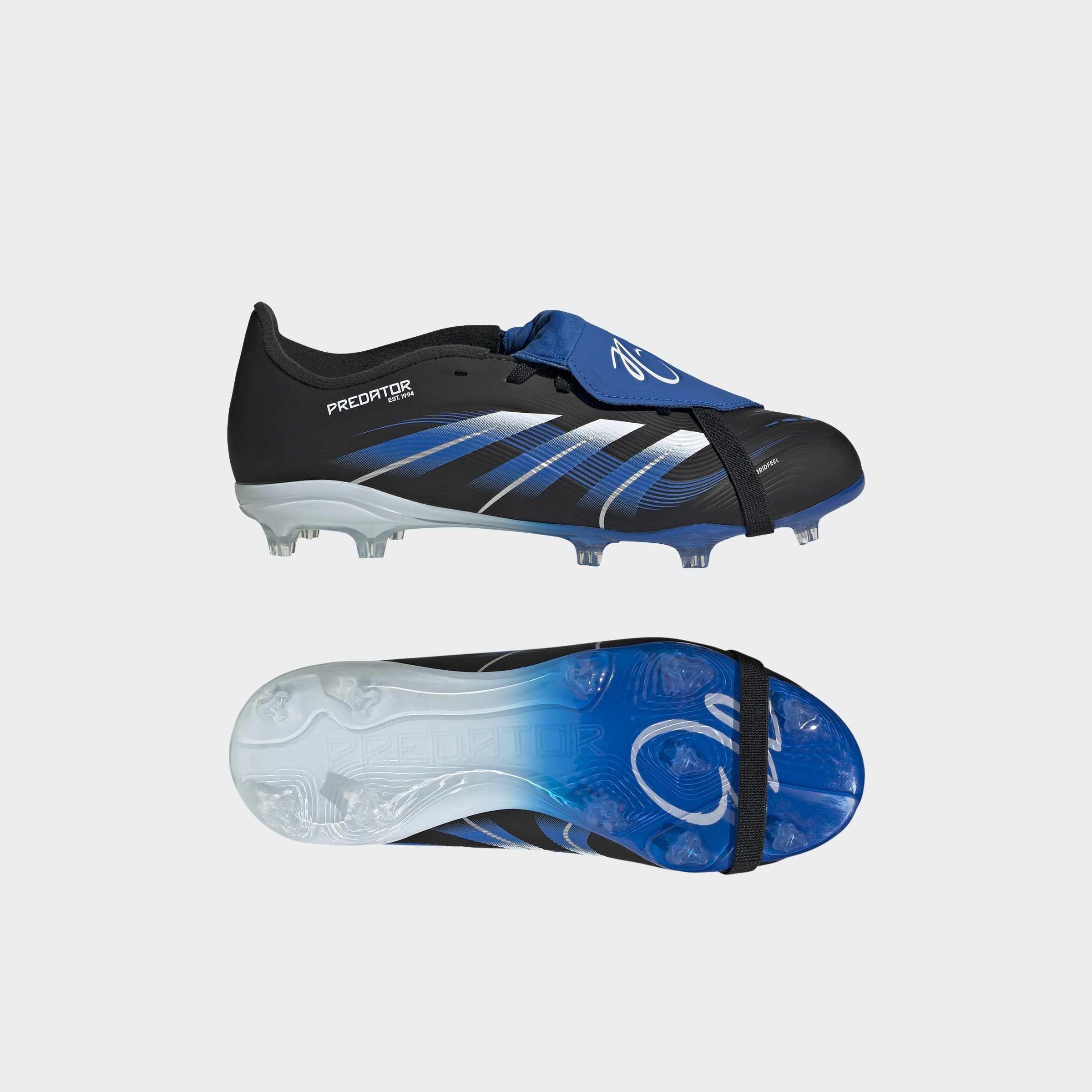 Kids Unisex Predator League JB Fold-Over Tongue Firm/Multi-Ground Boots, Black, A701_ONE, large image number 6