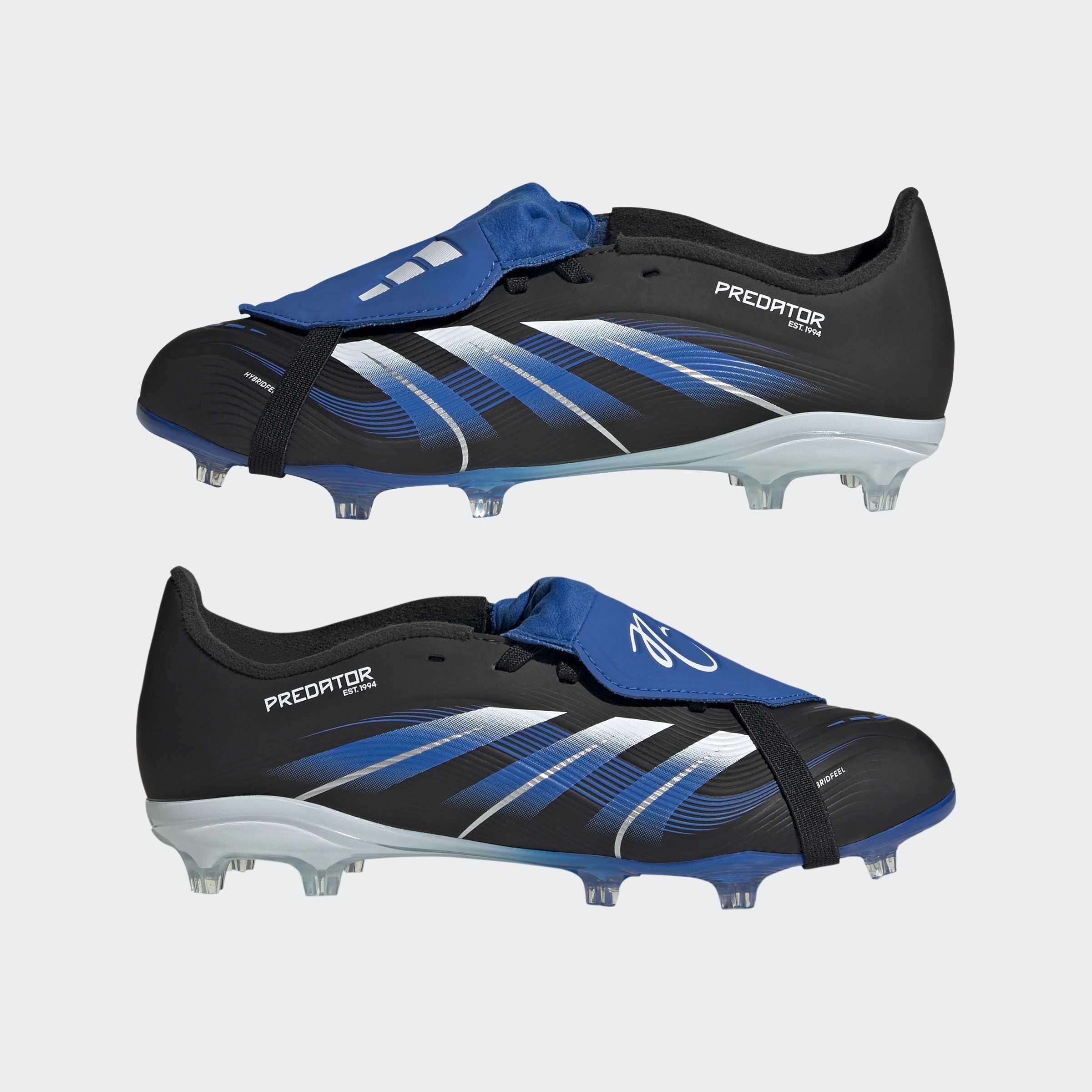 Kids Unisex Predator League JB Fold-Over Tongue Firm/Multi-Ground Boots, Black, A701_ONE, large image number 7