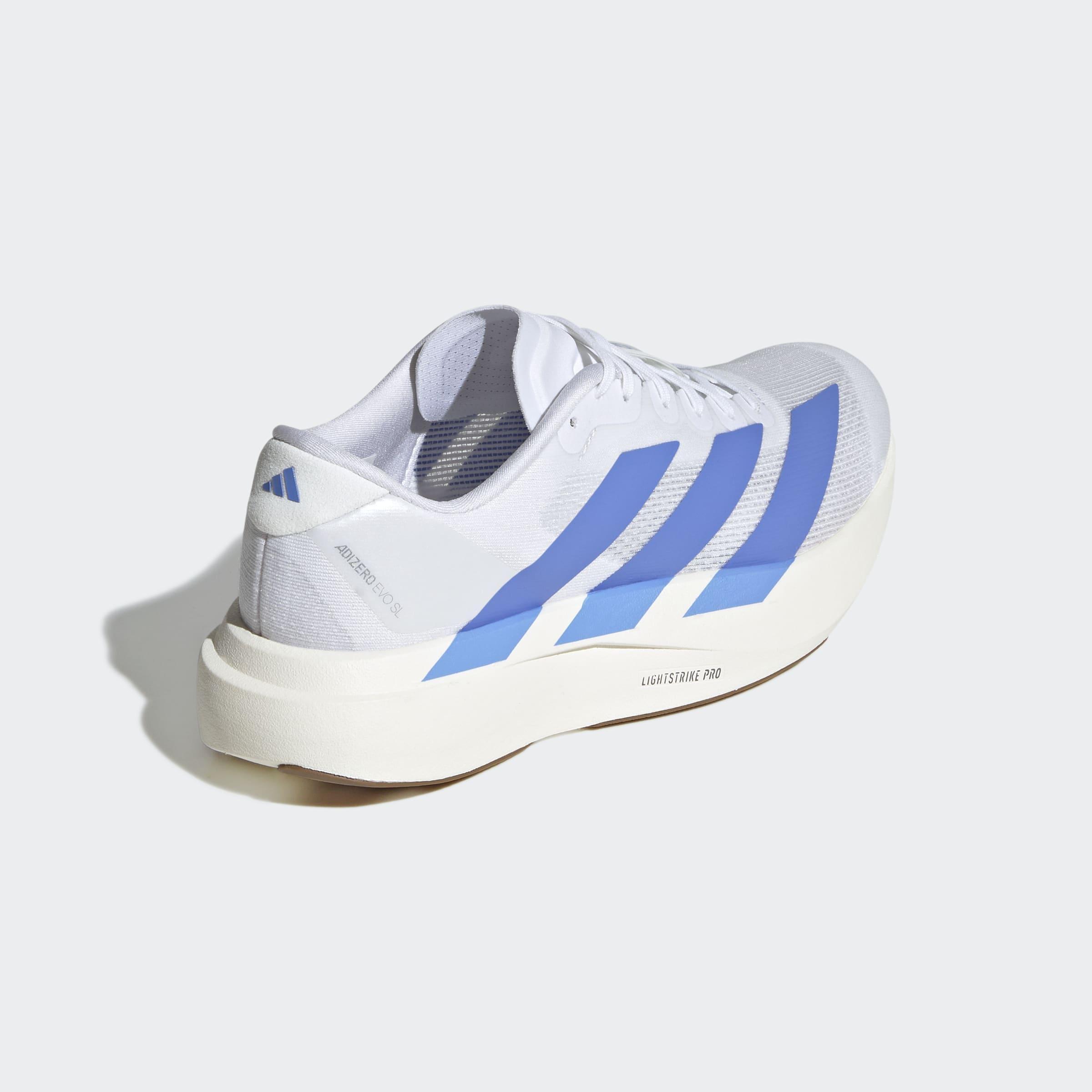 Adizero EVO SL Shoes, White, A701_ONE, large image number 3
