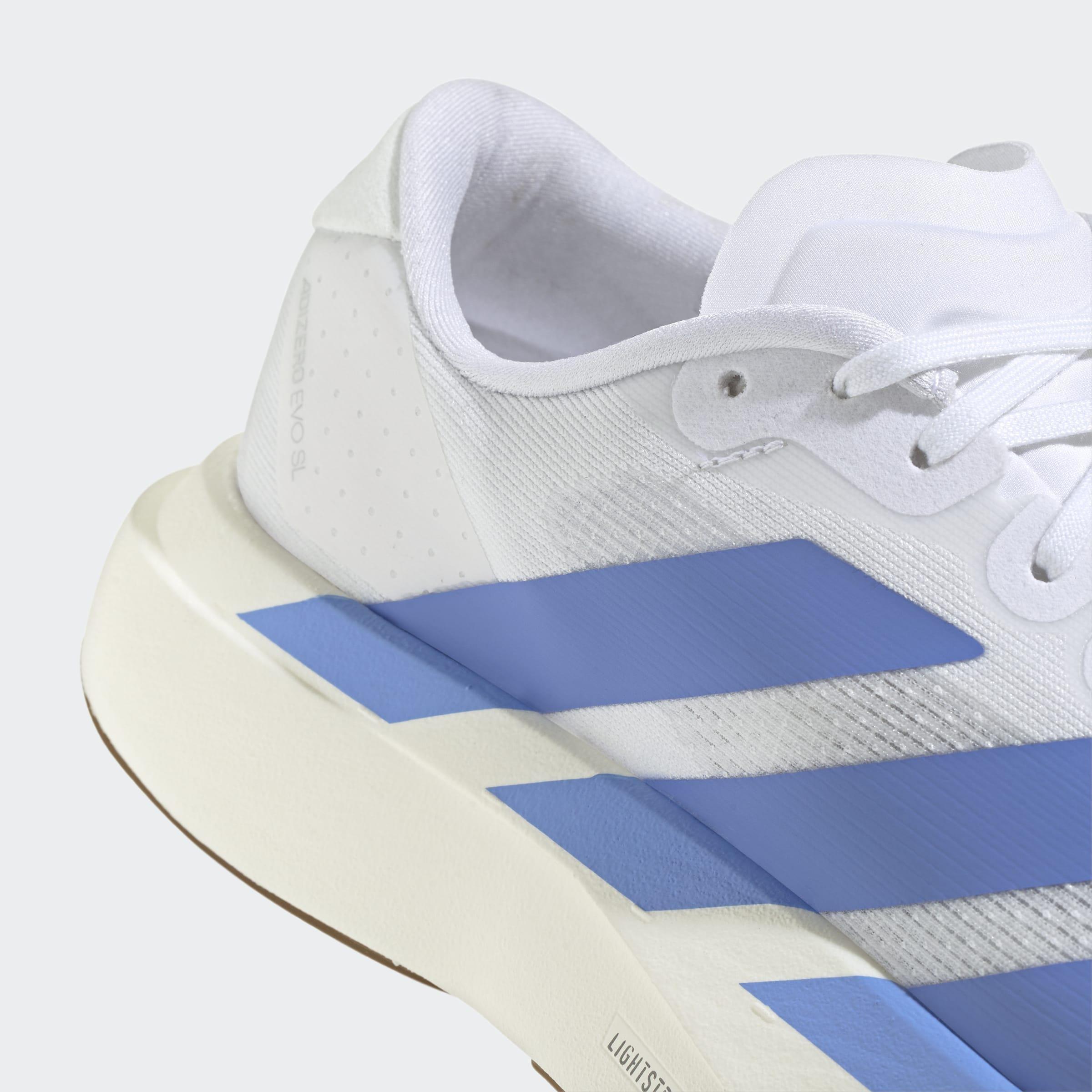 Adizero EVO SL Shoes, White, A701_ONE, large image number 5
