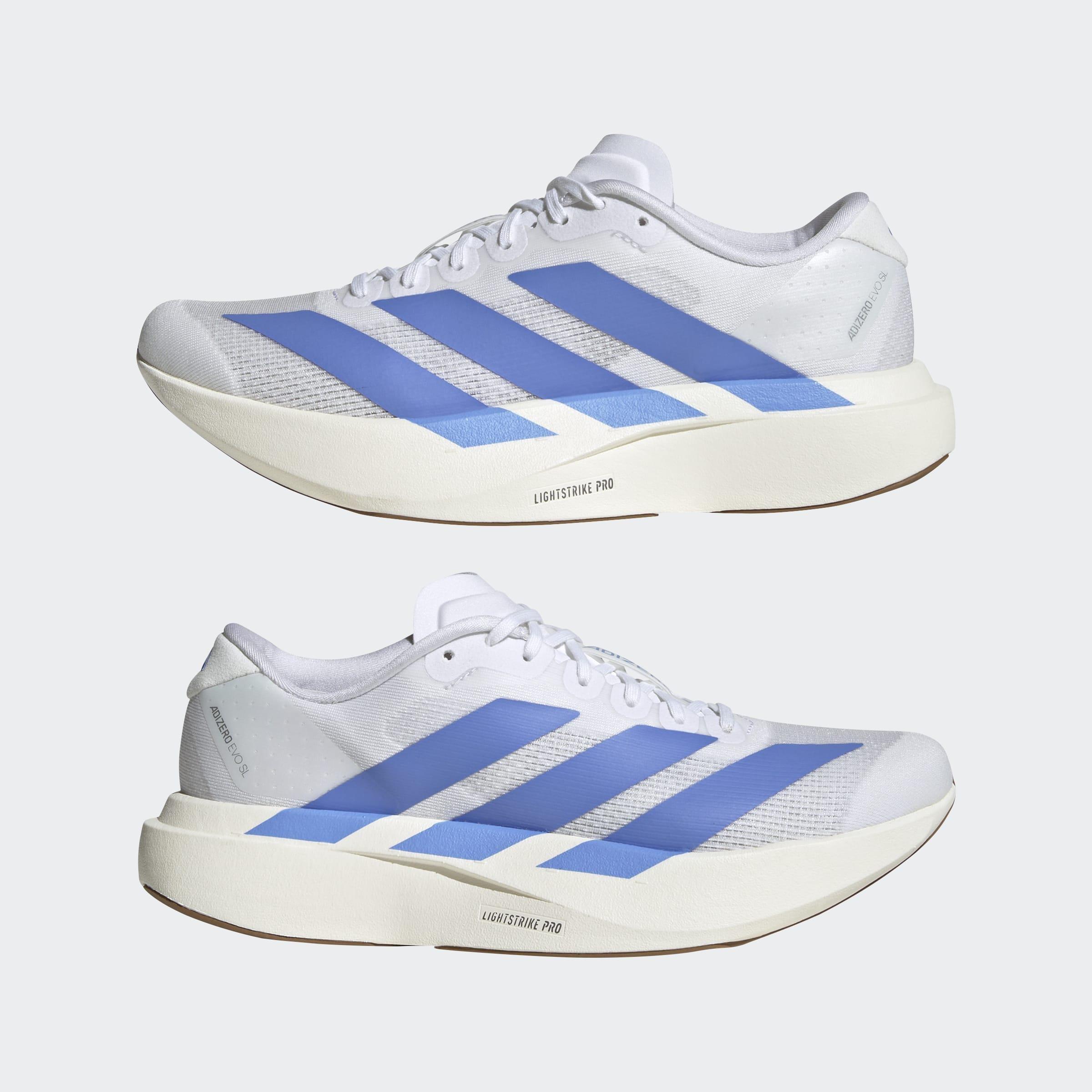 Adizero EVO SL Shoes, White, A701_ONE, large image number 14