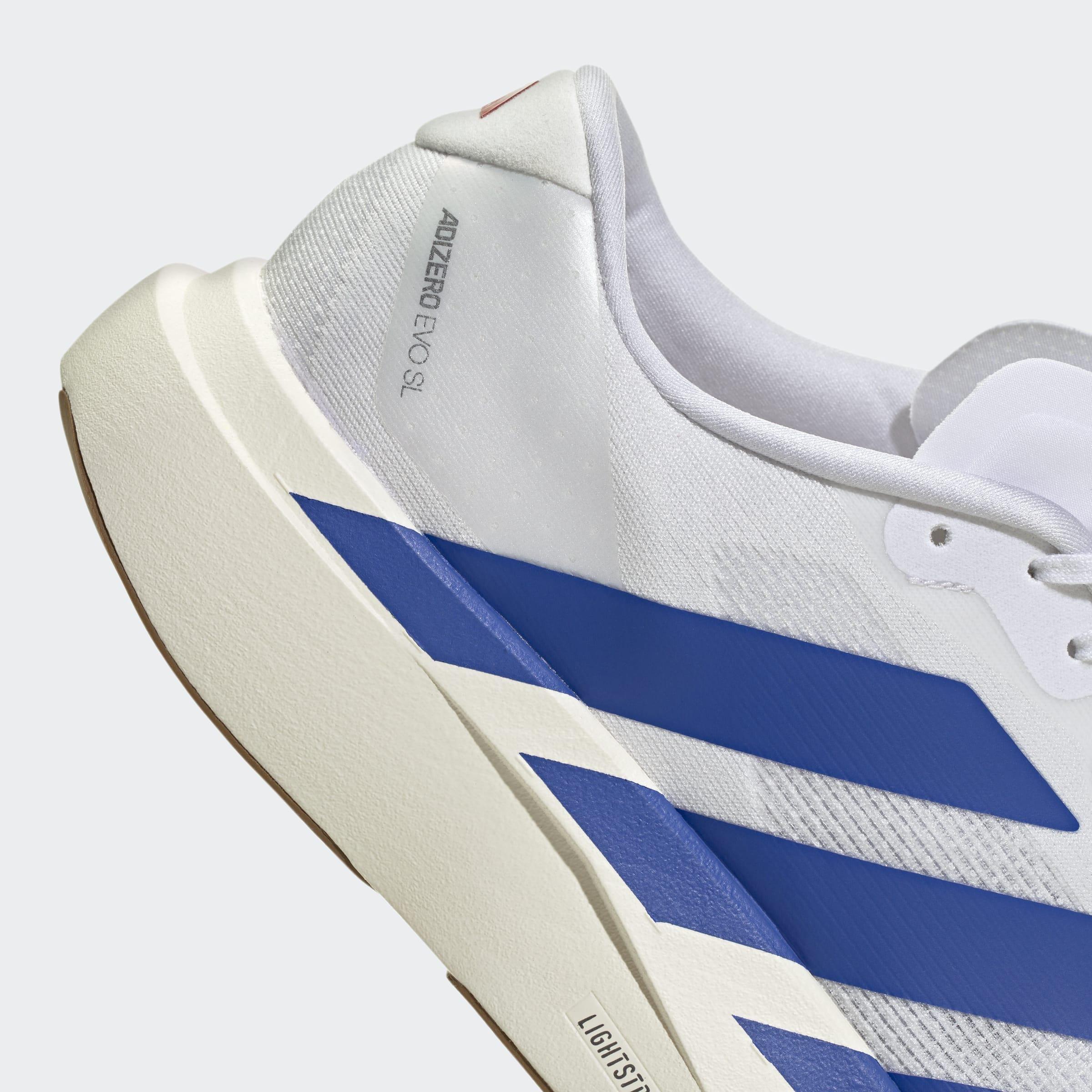Adizero EVO SL Shoes, White, A701_ONE, large image number 5