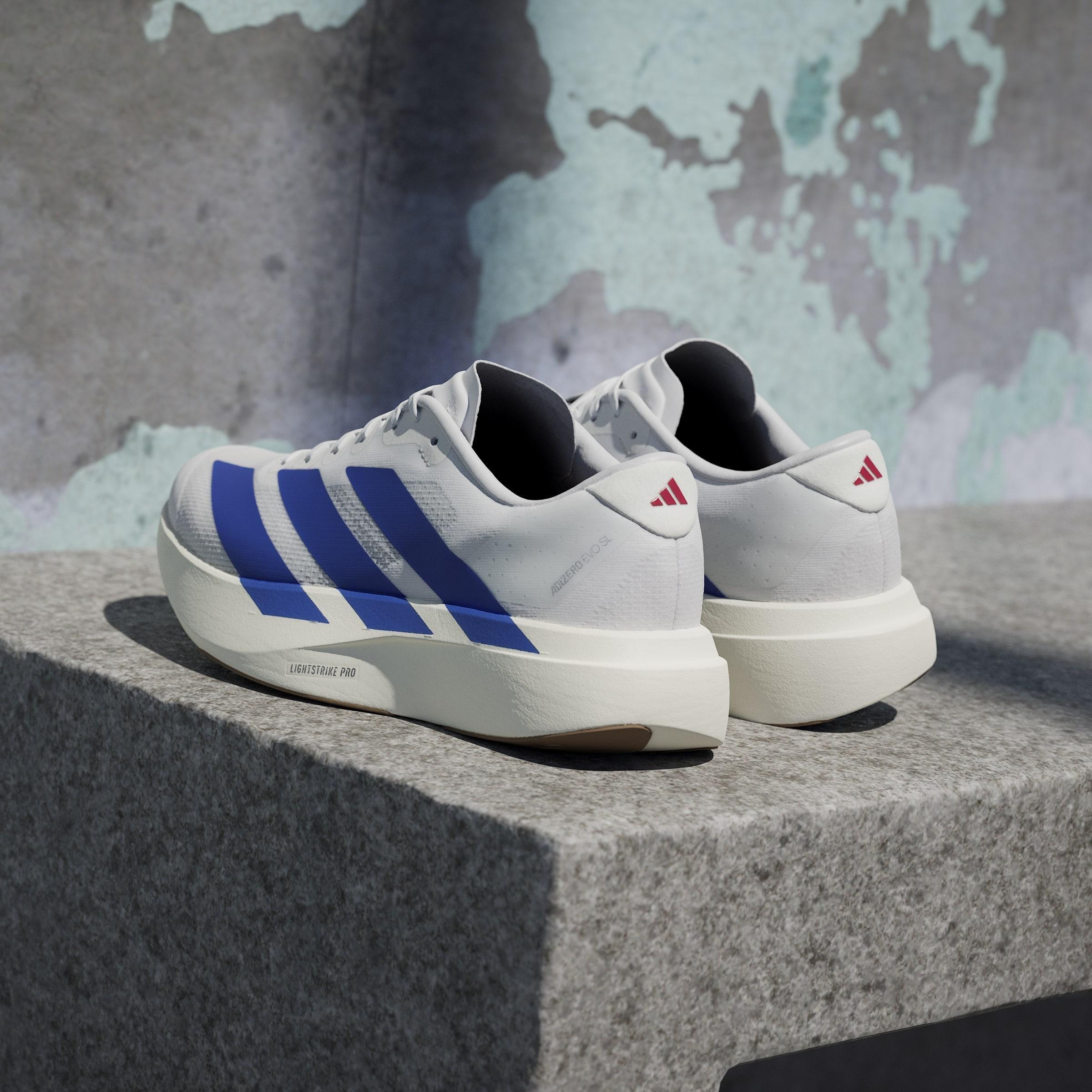 Adizero EVO SL Shoes, White, A701_ONE, large image number 11