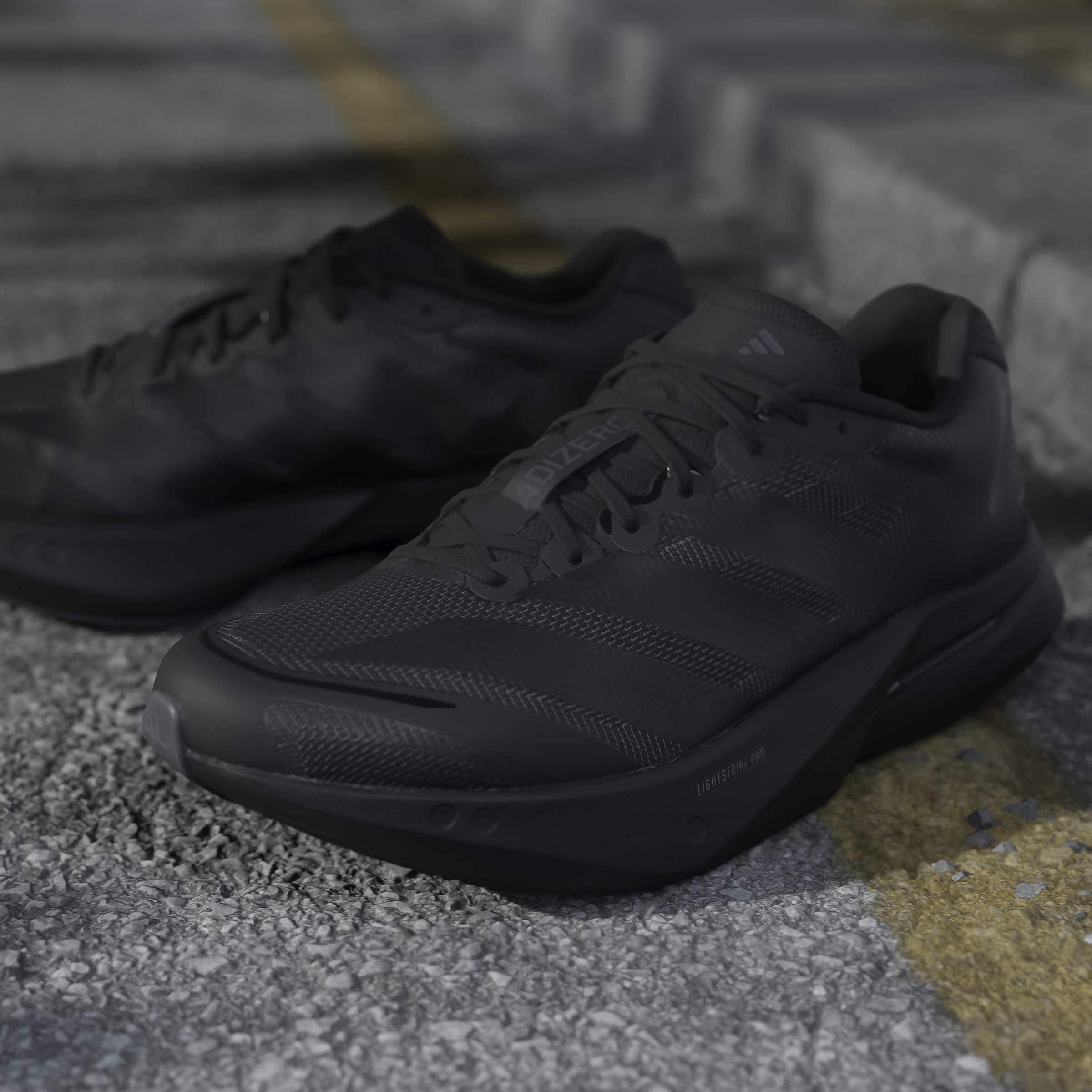 Adizero Boston 13 Shoes, Black, A701_ONE, large image number 12