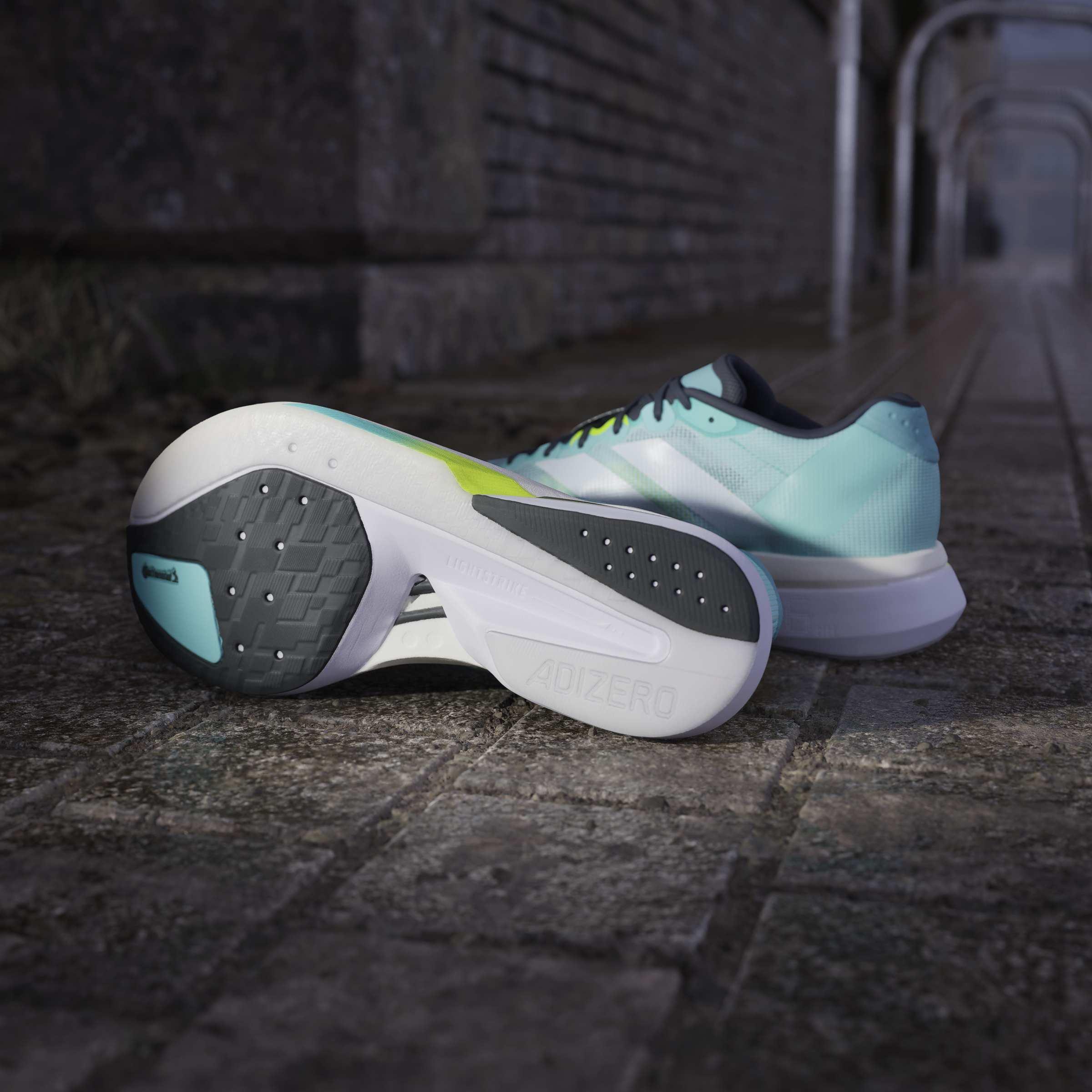 Adizero Boston 13 Shoes, Turquoise, A701_ONE, large image number 13