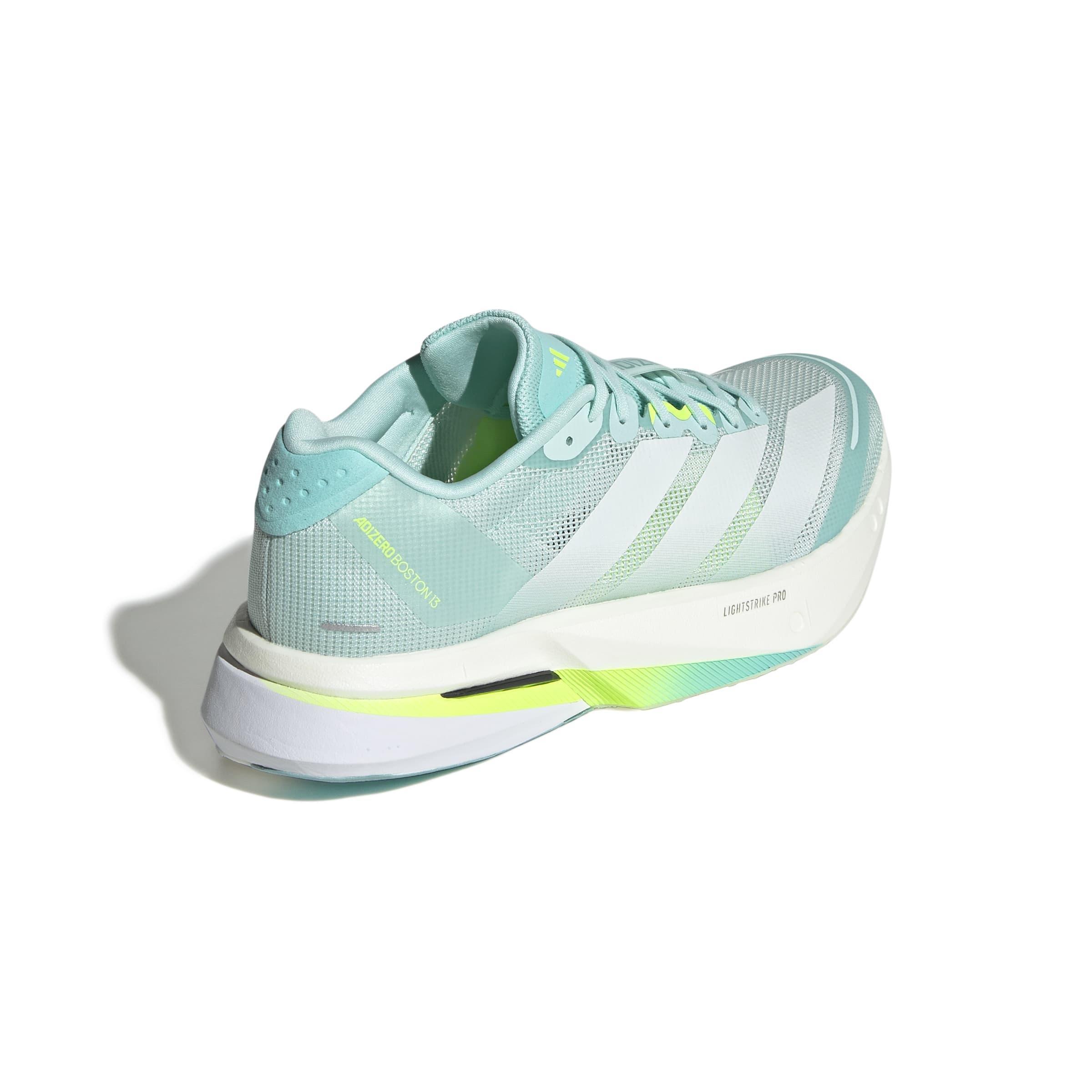 Adizero Boston 13 Shoes, Turquoise, A701_ONE, large image number 3