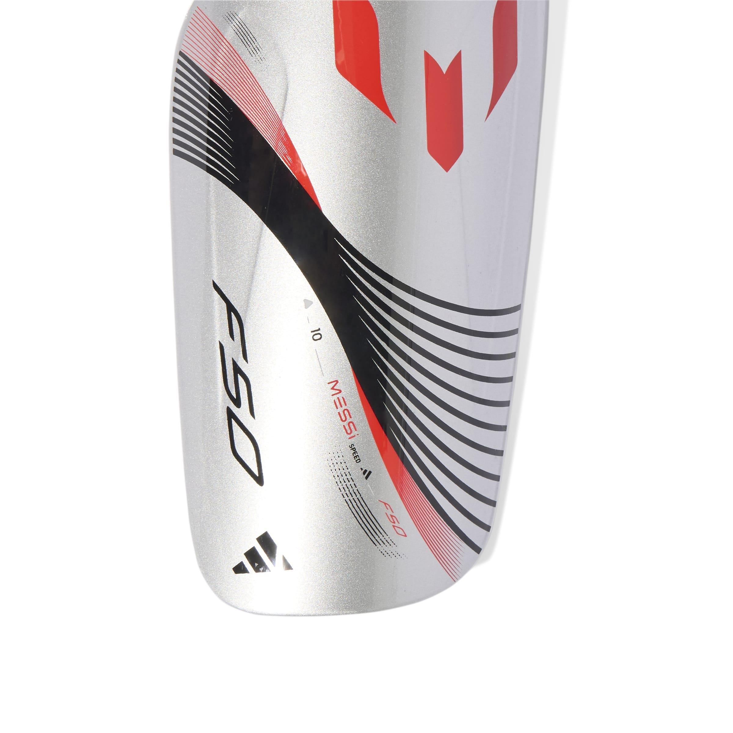 Unisex Messi Club Shin Guards, Grey, A701_ONE, large image number 1