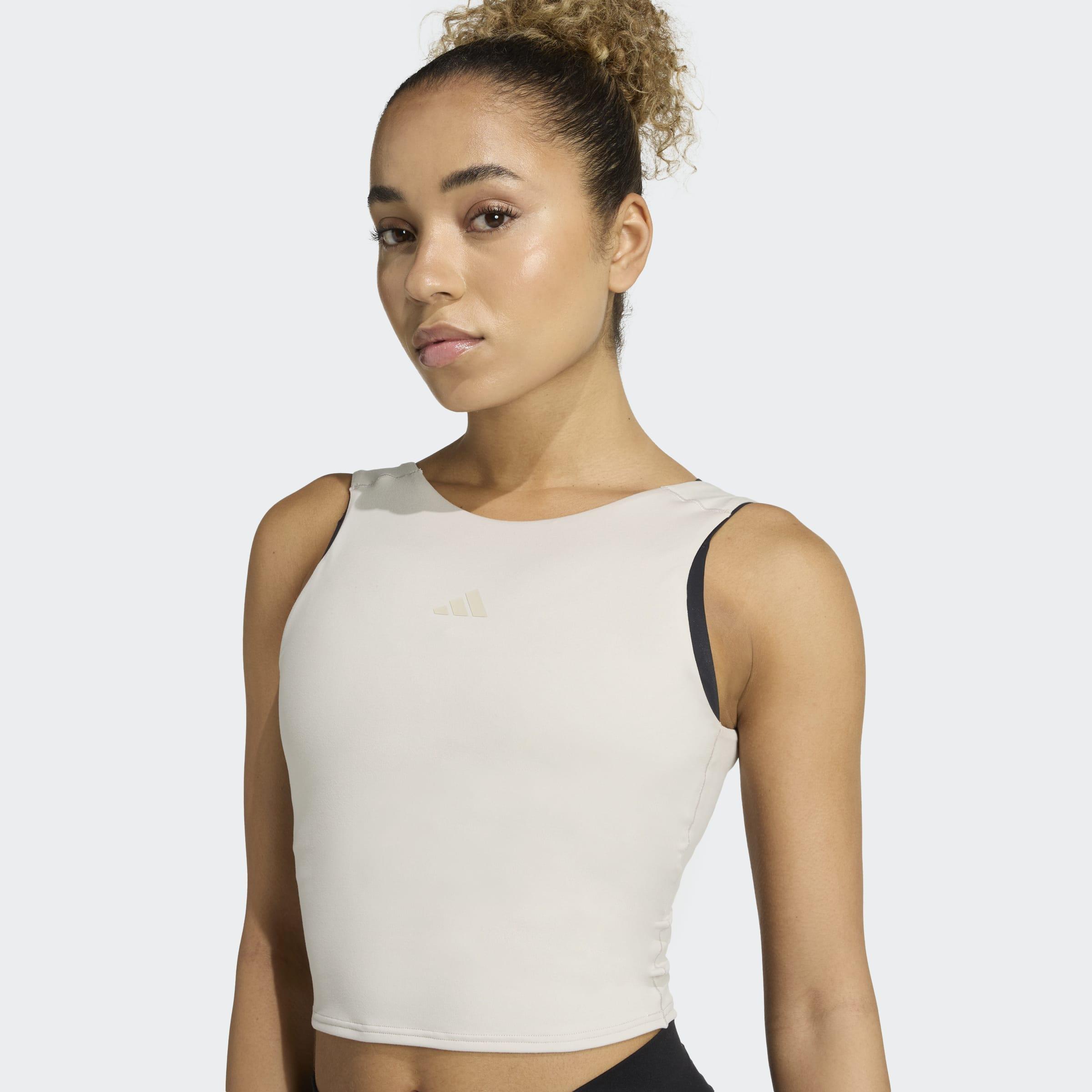 Yoga Motion Tank Top, Grey, A701_ONE, large image number 3