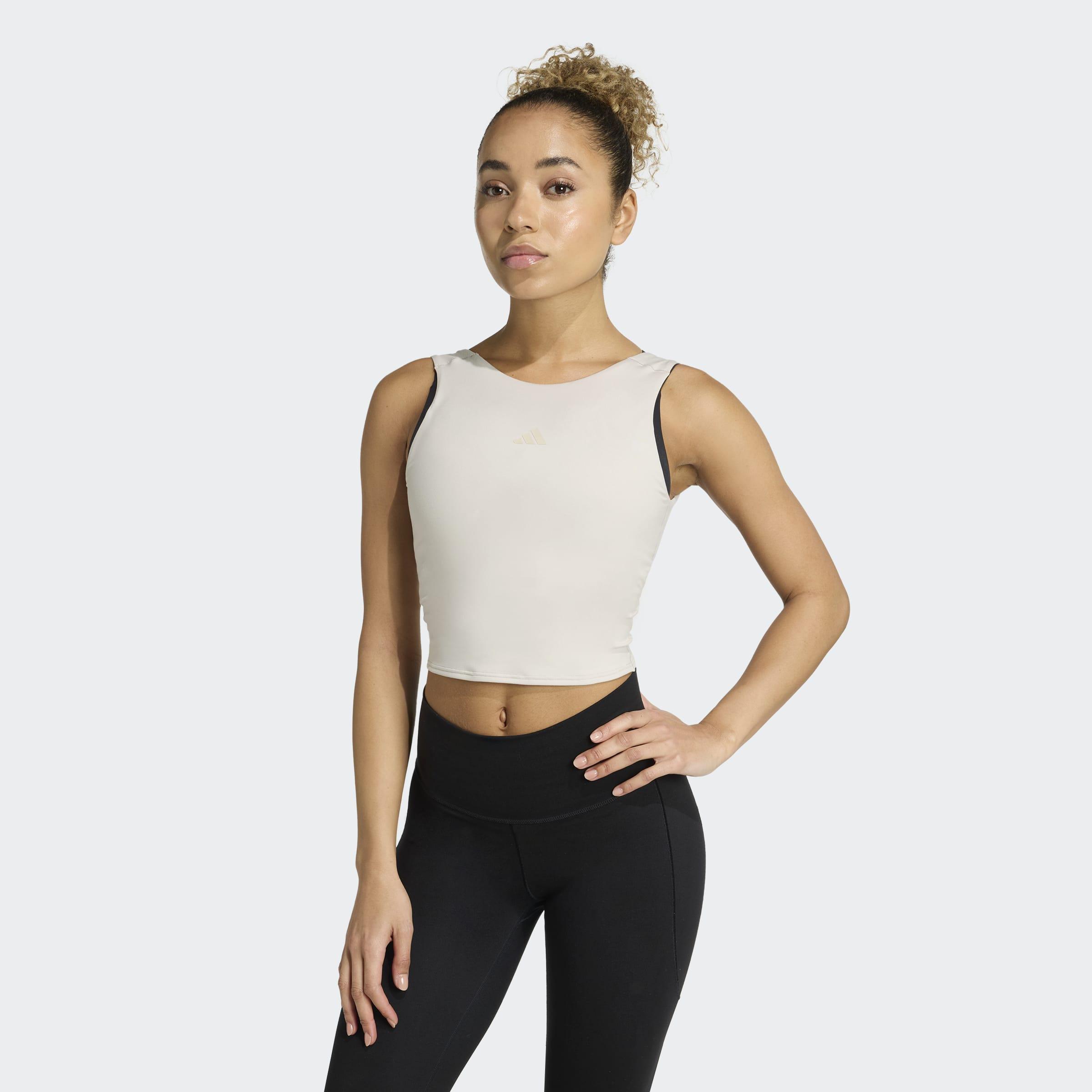 Yoga Motion Tank Top, Grey, A701_ONE, large image number 5