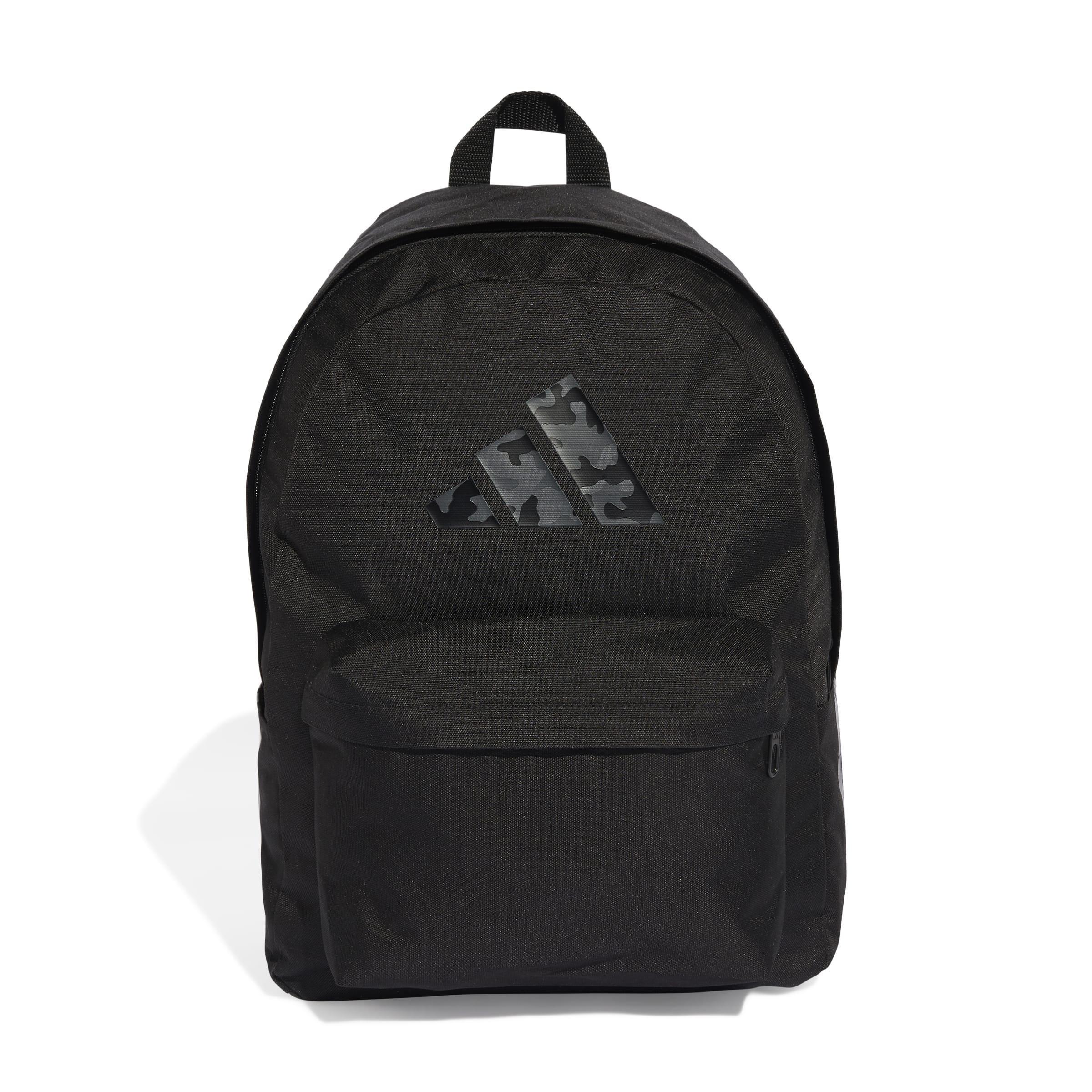 Kids Unisex Camo Backpack, Black, A701_ONE, large image number 0