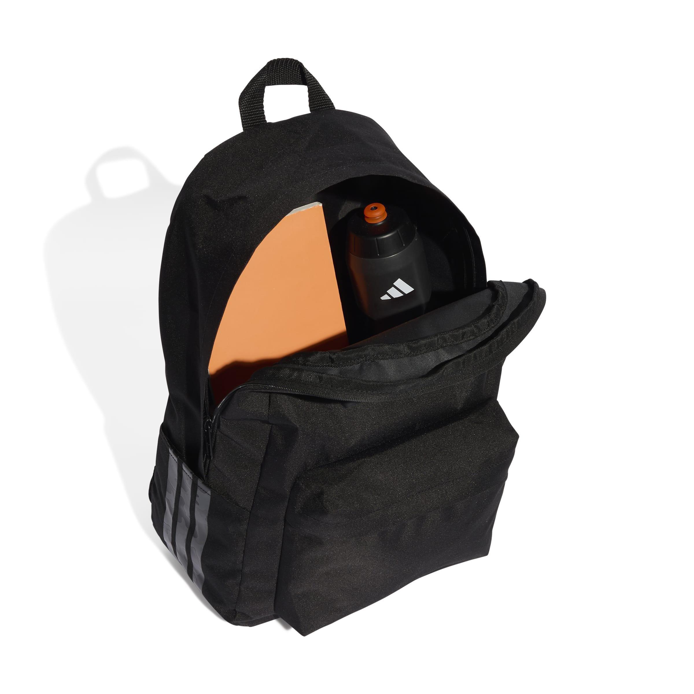 Kids Unisex Camo Backpack, Black, A701_ONE, large image number 1