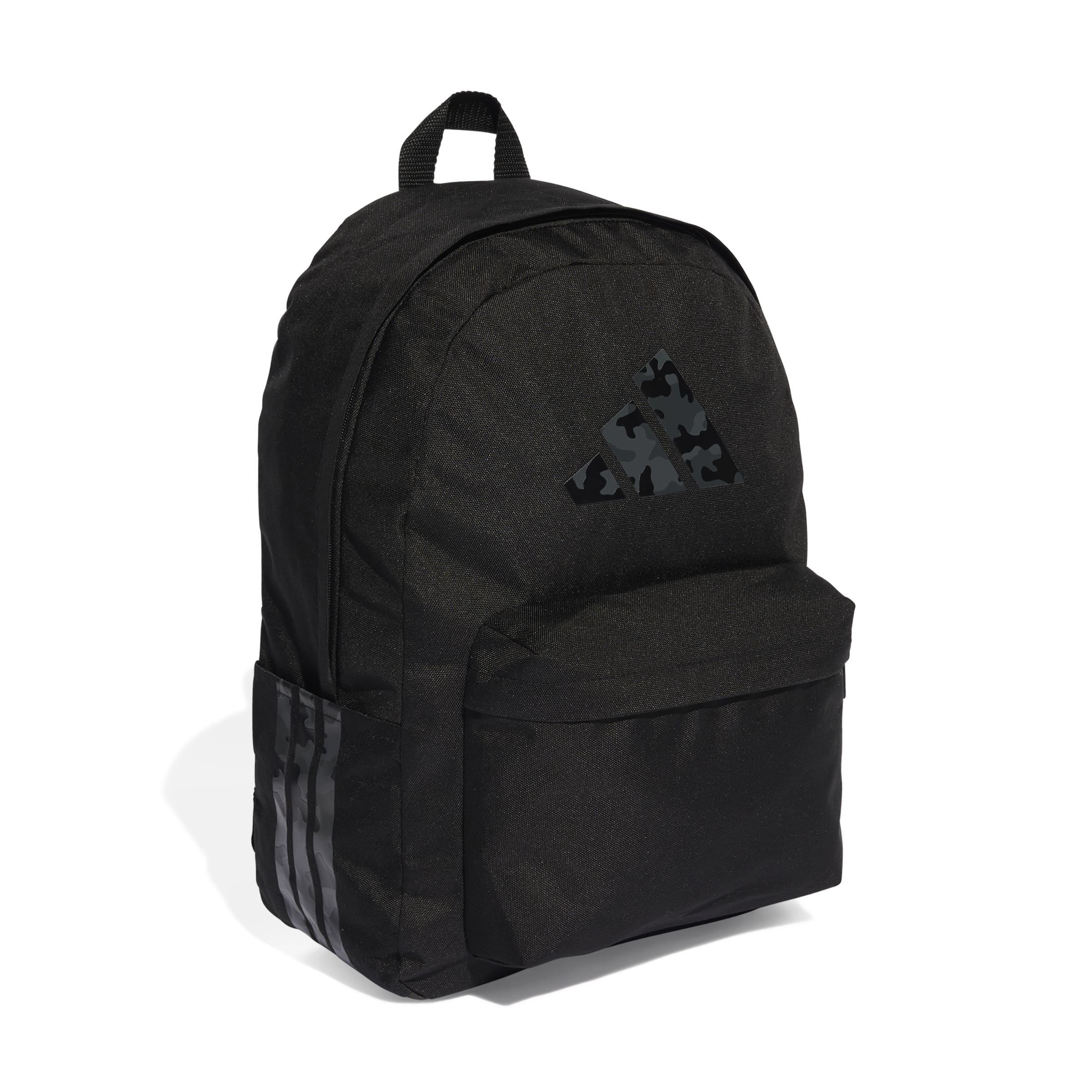 Kids Unisex Camo Backpack, Black, A701_ONE, large image number 2