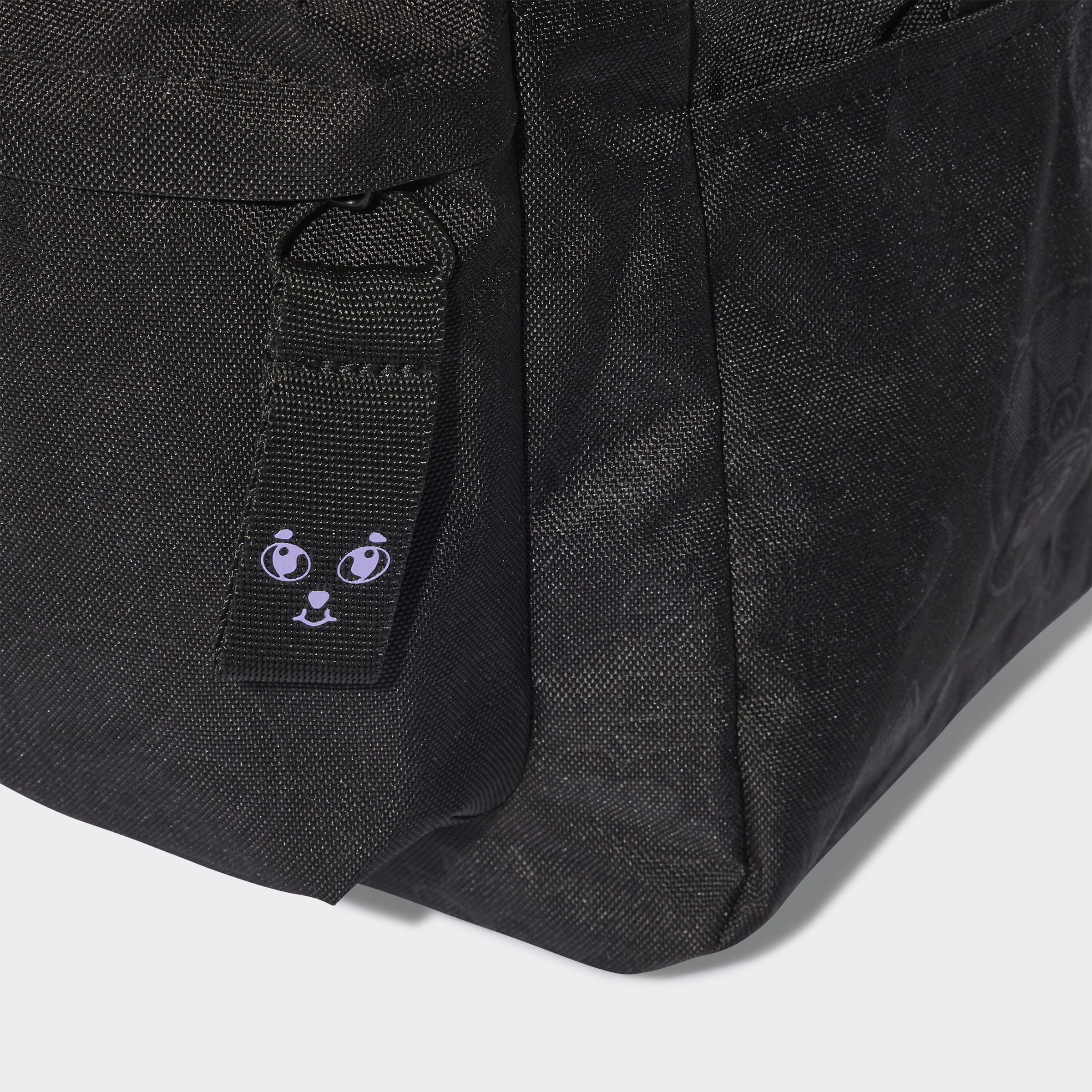 Kids Unisex Girls Funny Animals Backpack, Black, A701_ONE, large image number 4