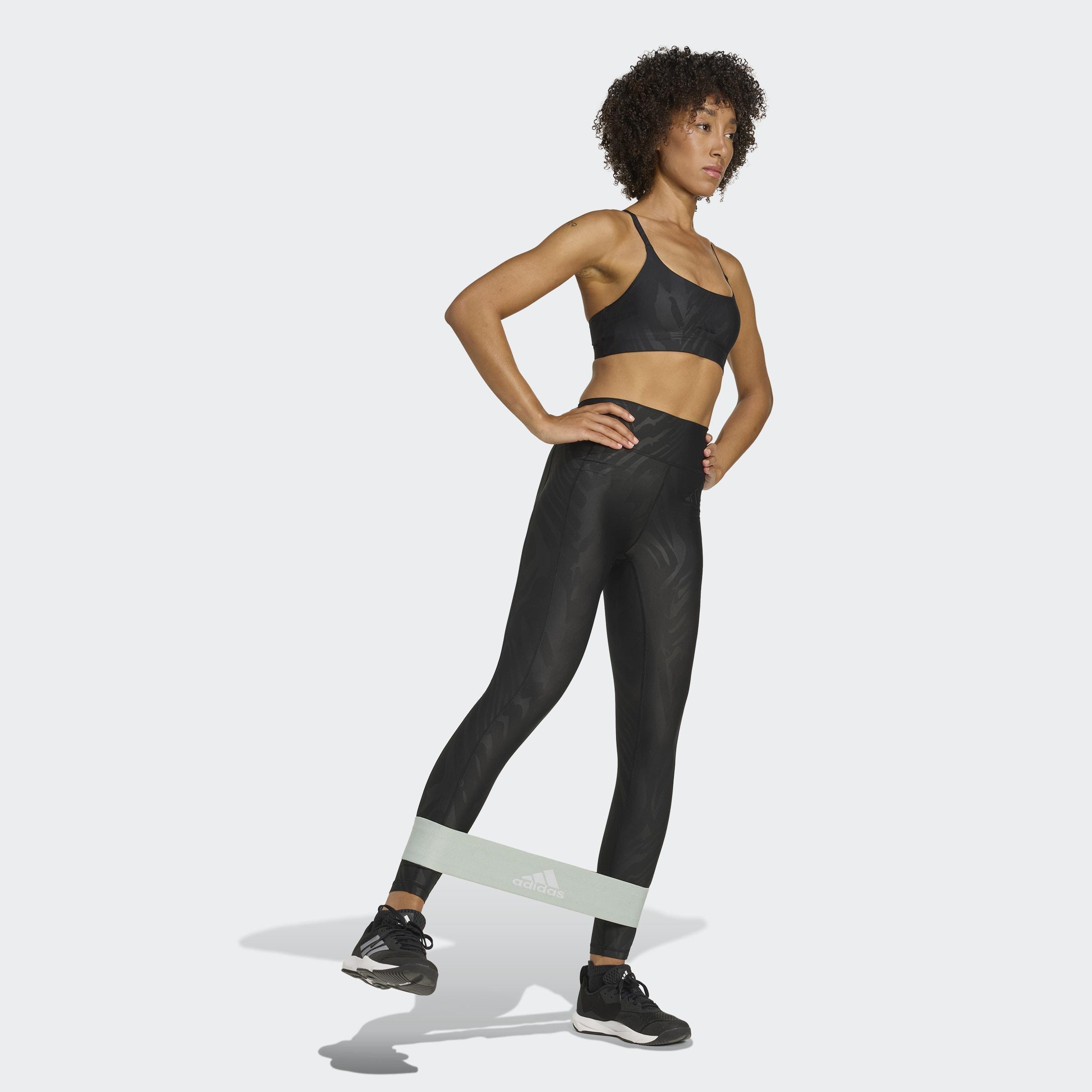 Optime AOP Full-Length Leggings, Black, A701_ONE, large image number 4