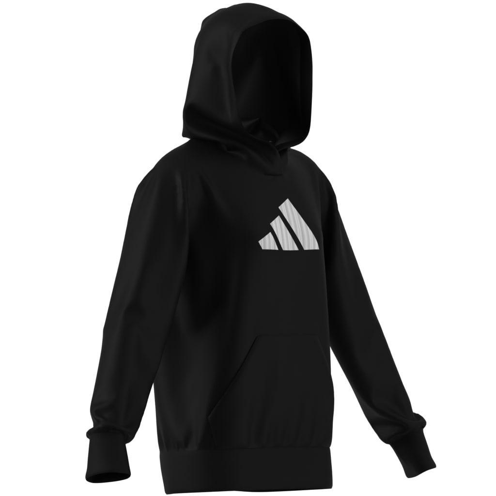 Kids Glam Graphic Hoodie, Black, A701_ONE, large image number 5