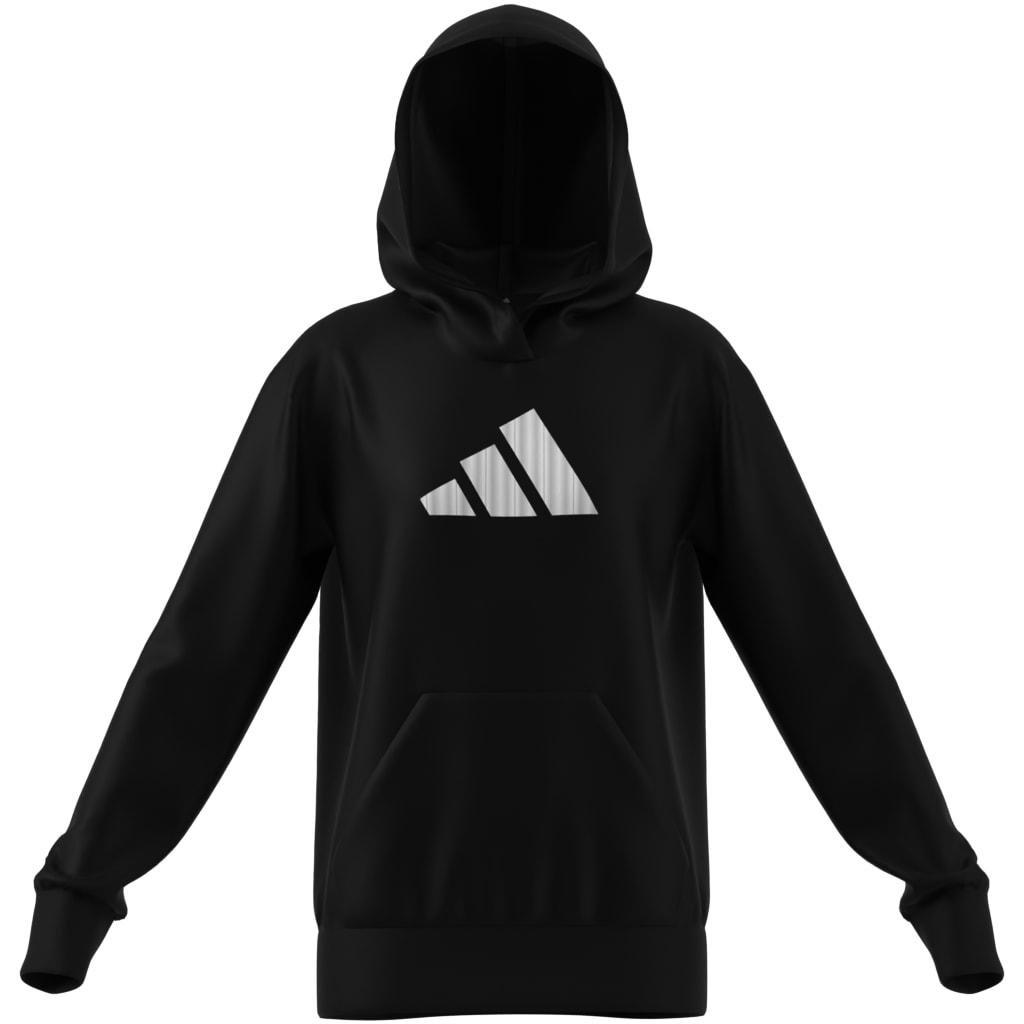 Kids Glam Graphic Hoodie, Black, A701_ONE, large image number 11