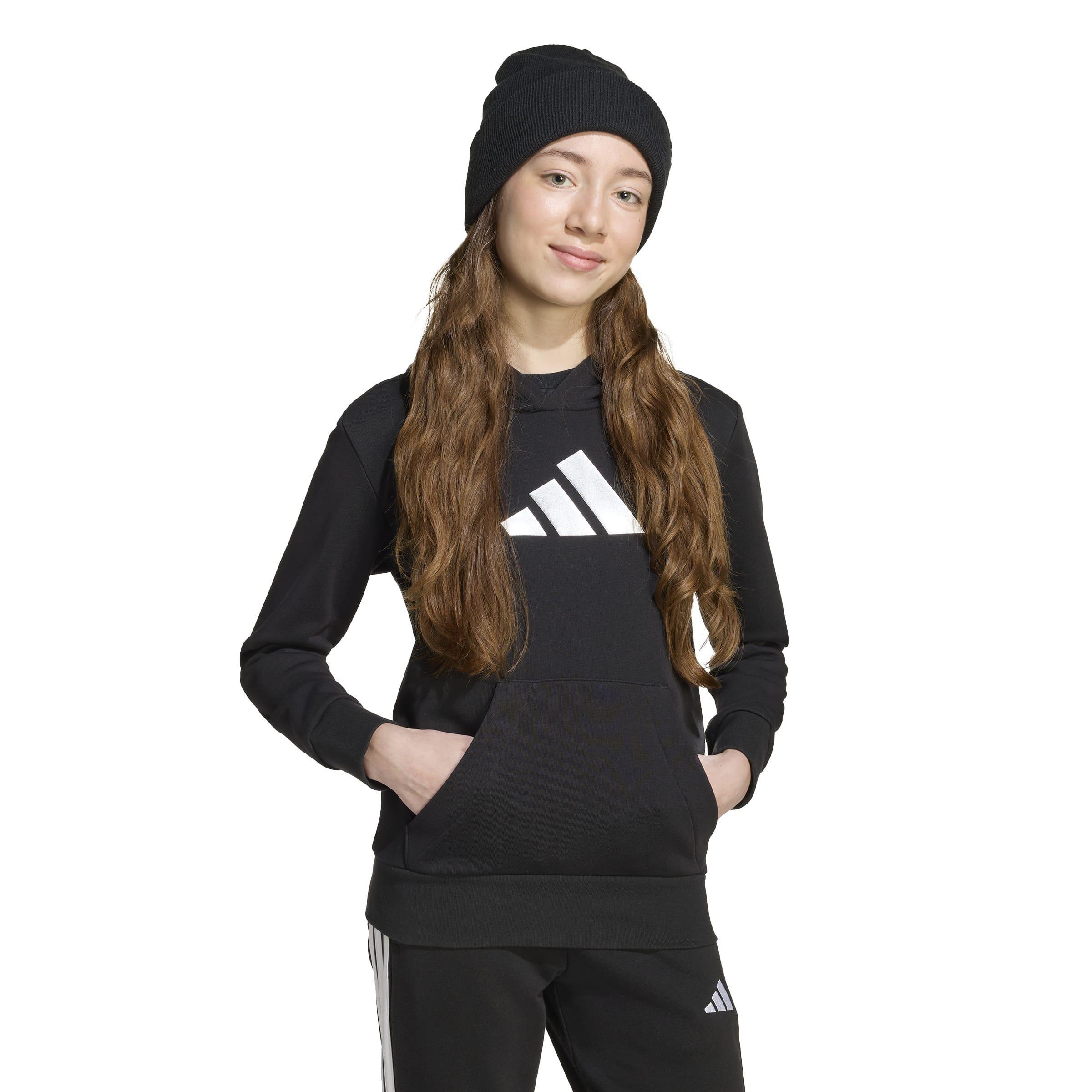 Kids Glam Graphic Hoodie, Black, A701_ONE, large image number 13