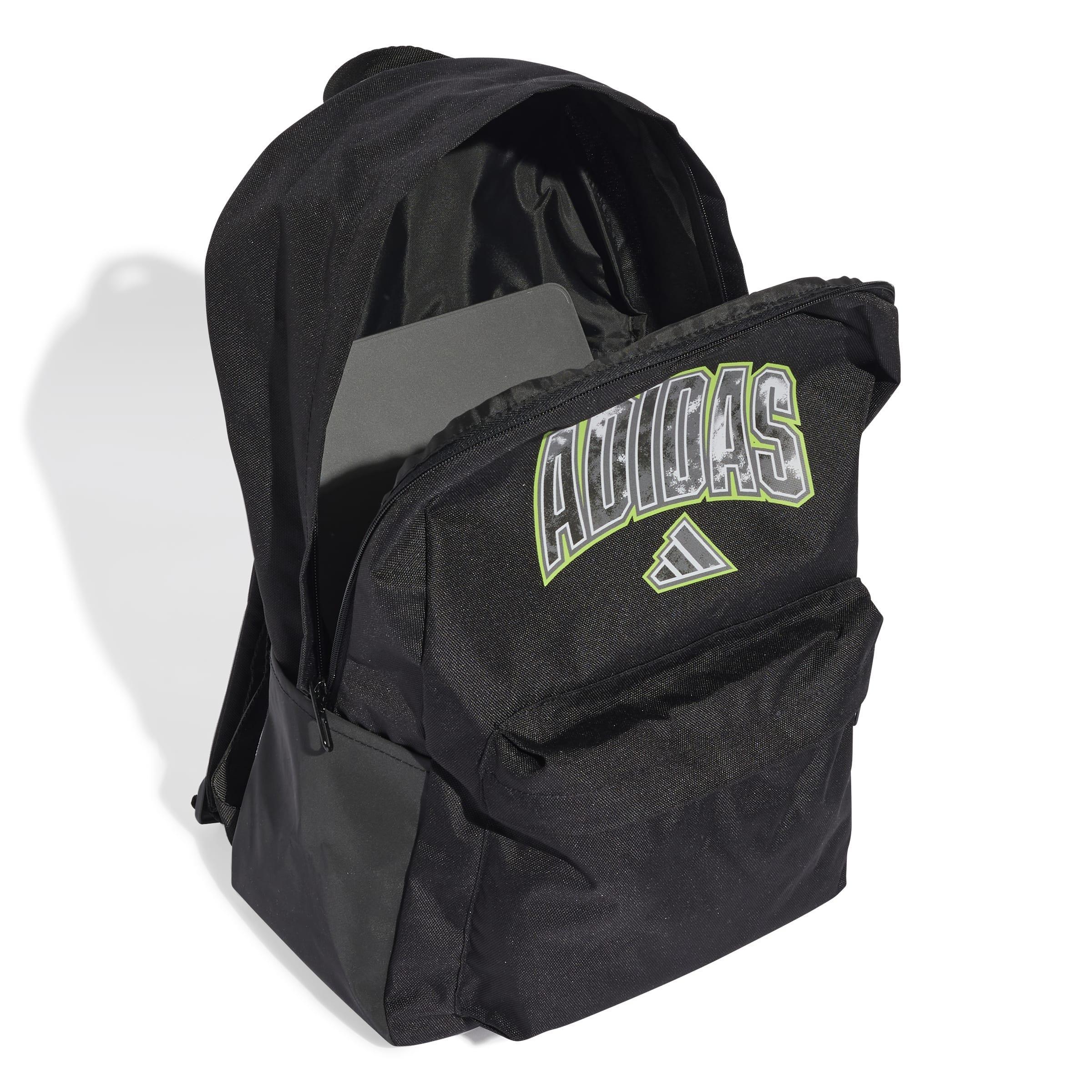 Unisex Classic Training Camo Graphic Backpack, Black, A701_ONE, large image number 1
