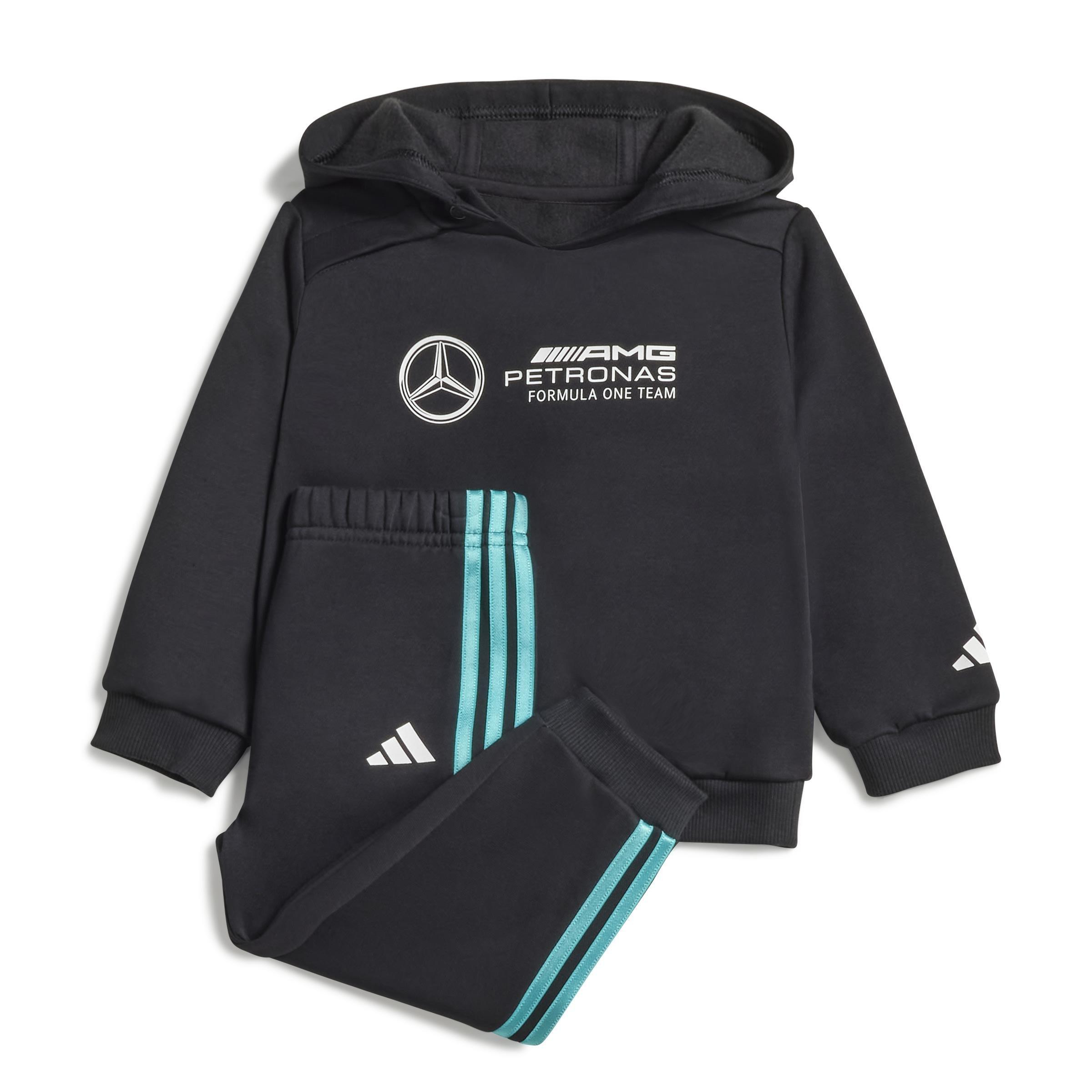 Kids Unisex Mercedes - AMG Petronas Formula One Team Dna Baby Jogger Long Sleeve, Black, A701_ONE, large image number 0