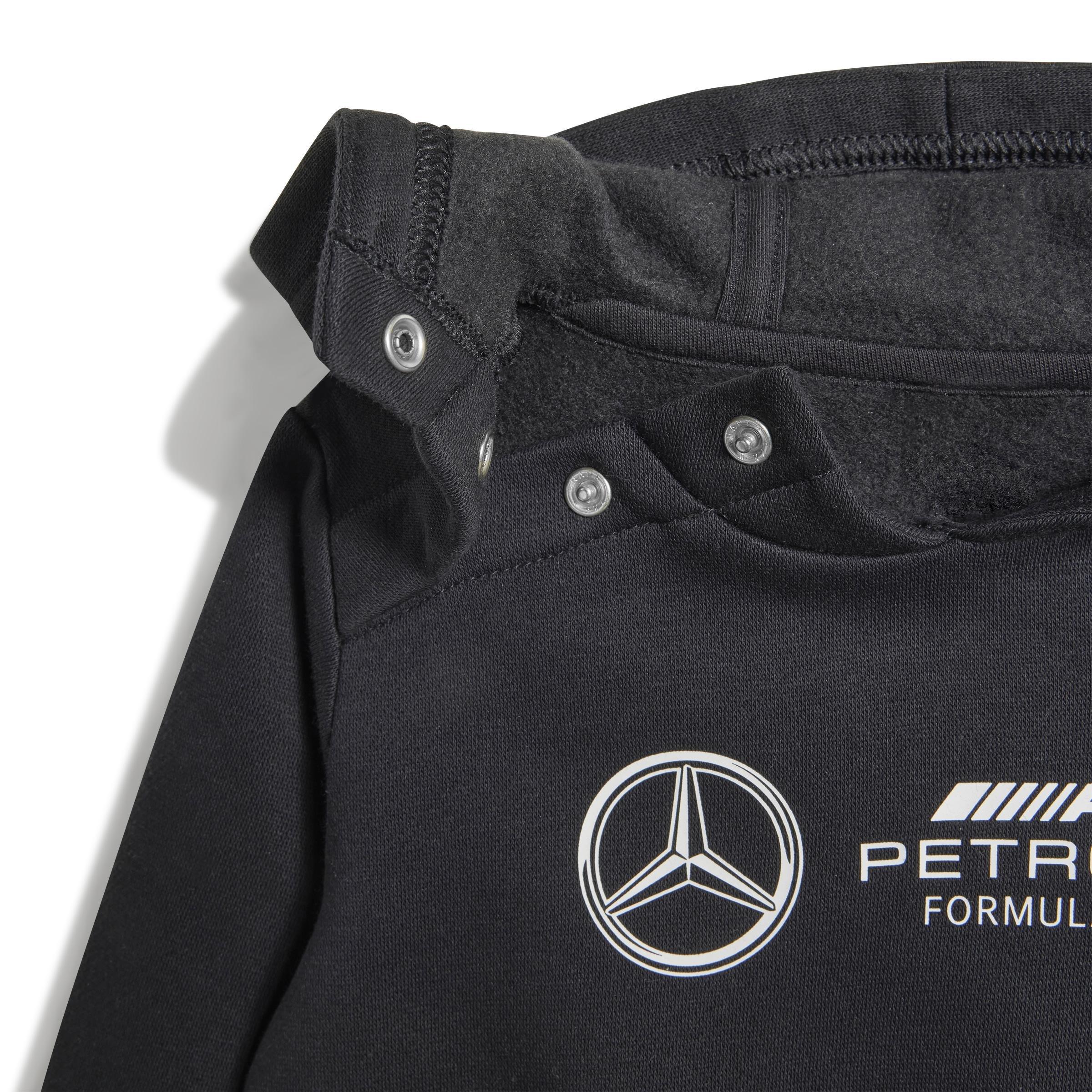 Kids Unisex Mercedes - AMG Petronas Formula One Team Dna Baby Jogger Long Sleeve, Black, A701_ONE, large image number 5