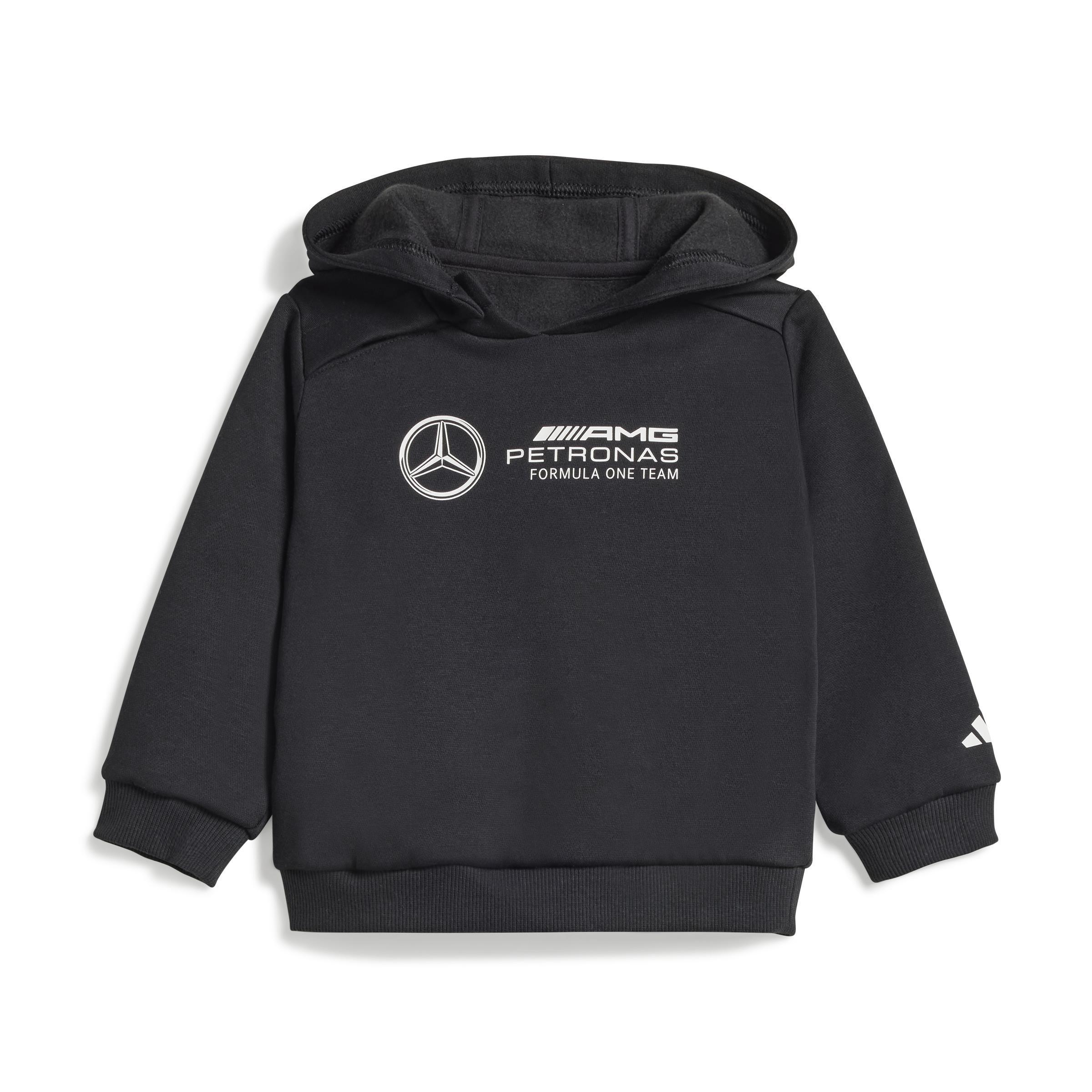Kids Unisex Mercedes - AMG Petronas Formula One Team Dna Baby Jogger Long Sleeve, Black, A701_ONE, large image number 7