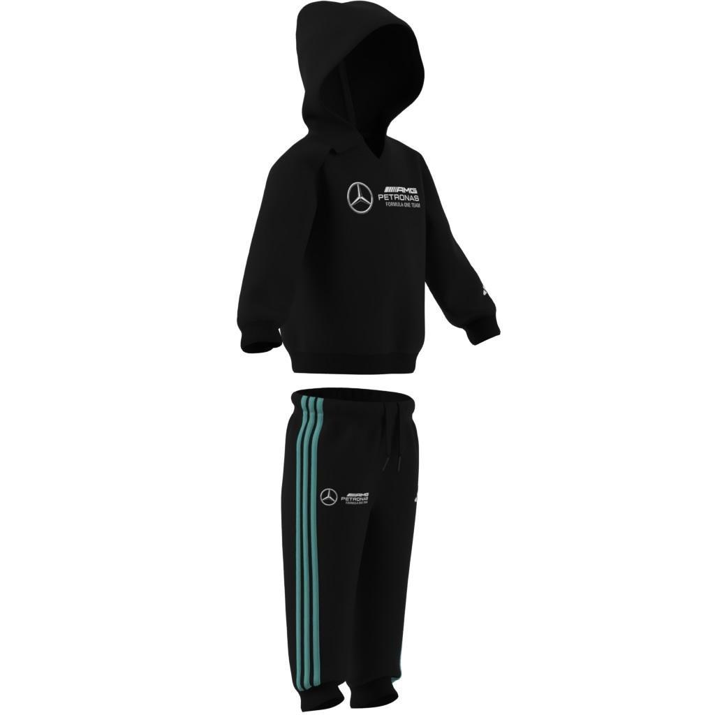 Kids Unisex Mercedes - AMG Petronas Formula One Team Dna Baby Jogger Long Sleeve, Black, , large image number 10
