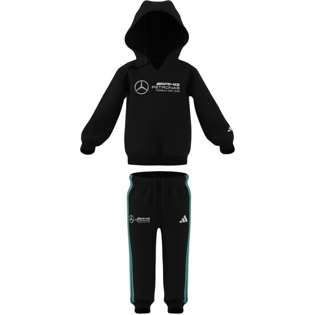 Kids Unisex Mercedes - AMG Petronas Formula One Team Dna Baby Jogger Long Sleeve, Black, A701_ONE, large image number 13