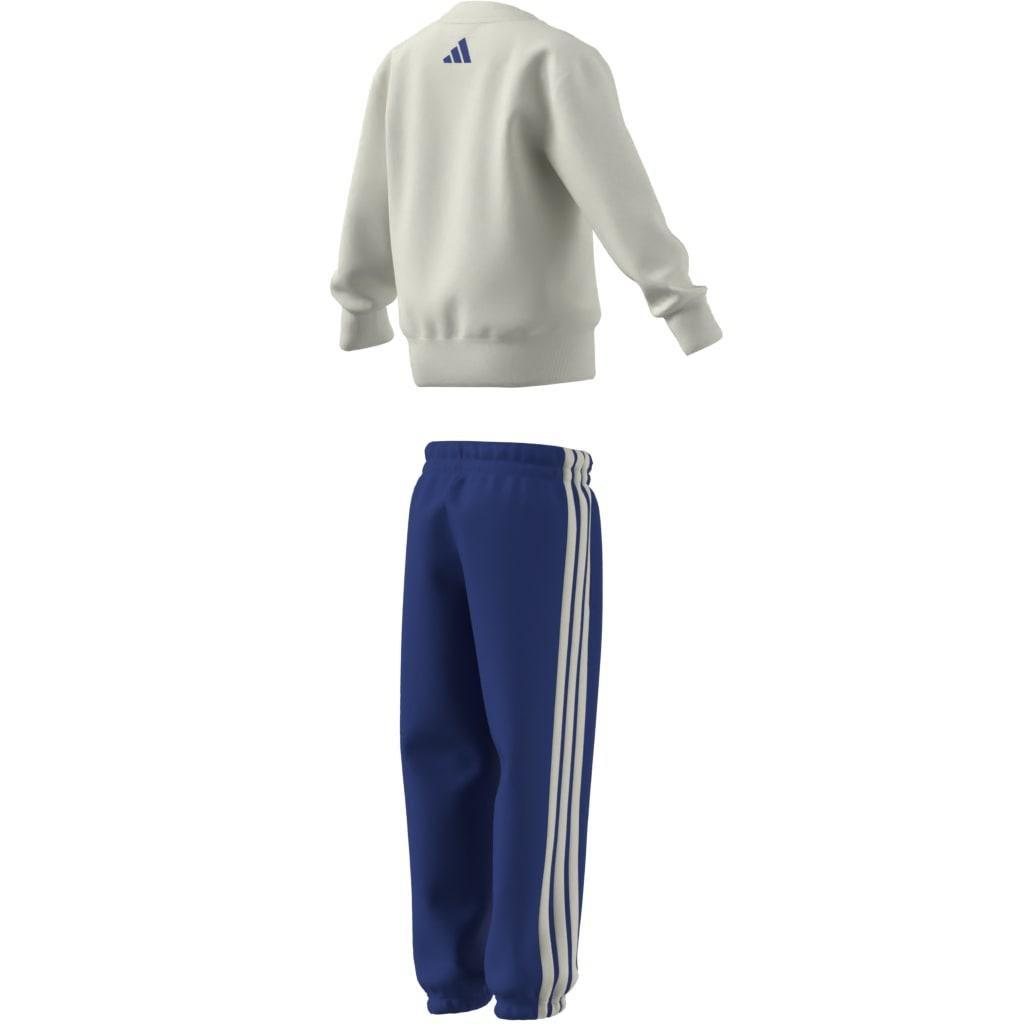 Kids Unisex Seasonal Essentials Adiraptor Fleece Jogger Set, White, , large image number 11