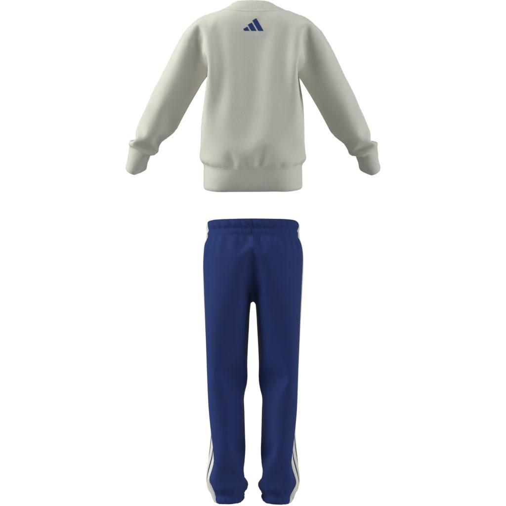 Kids Unisex Seasonal Essentials Adiraptor Fleece Jogger Set, White, , large image number 14