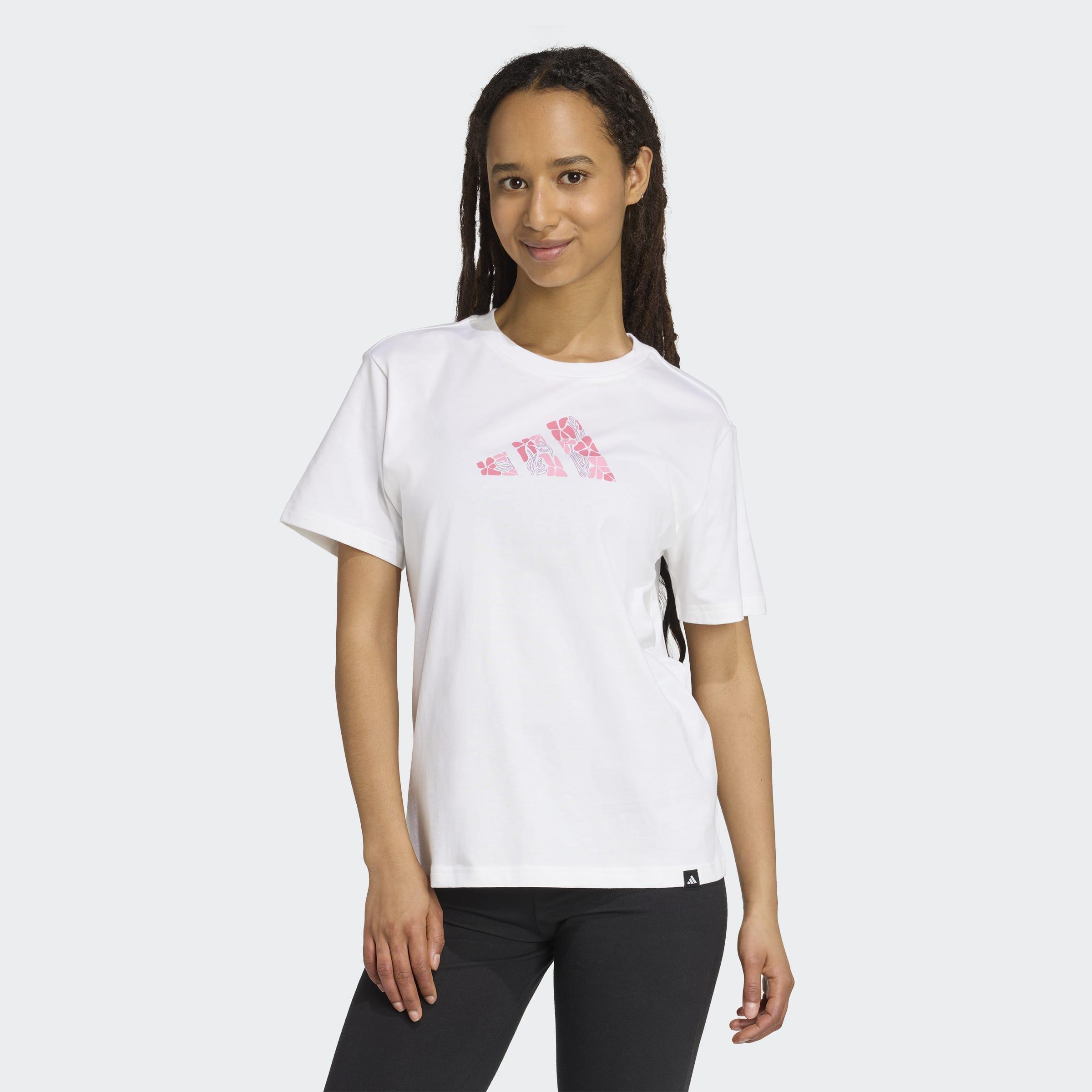 Soft Side Graphic T-Shirt, White, A701_ONE, large image number 5