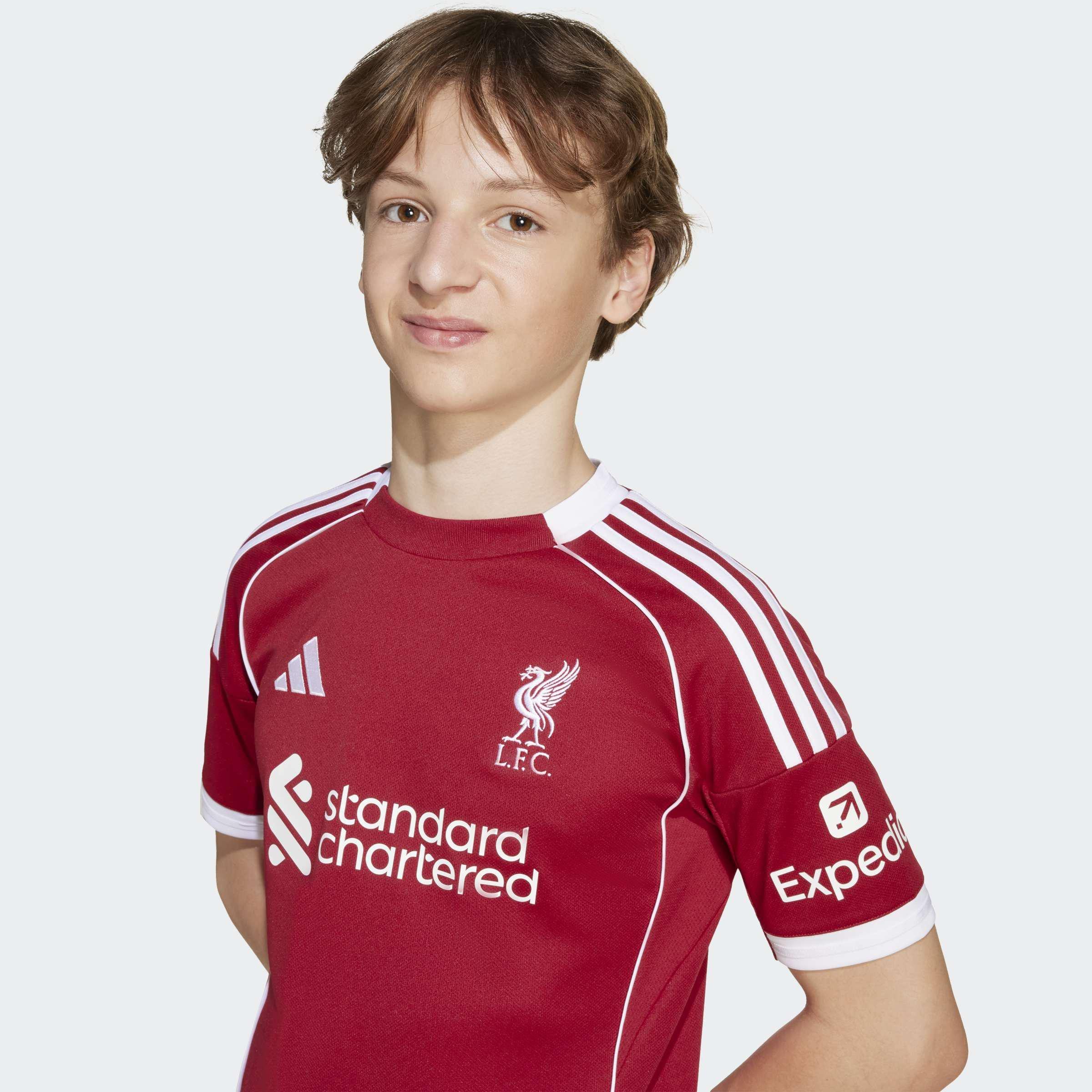 Kids Unisex Liverpool FC 25/26 Home Jersey, Red, A701_ONE, large image number 4