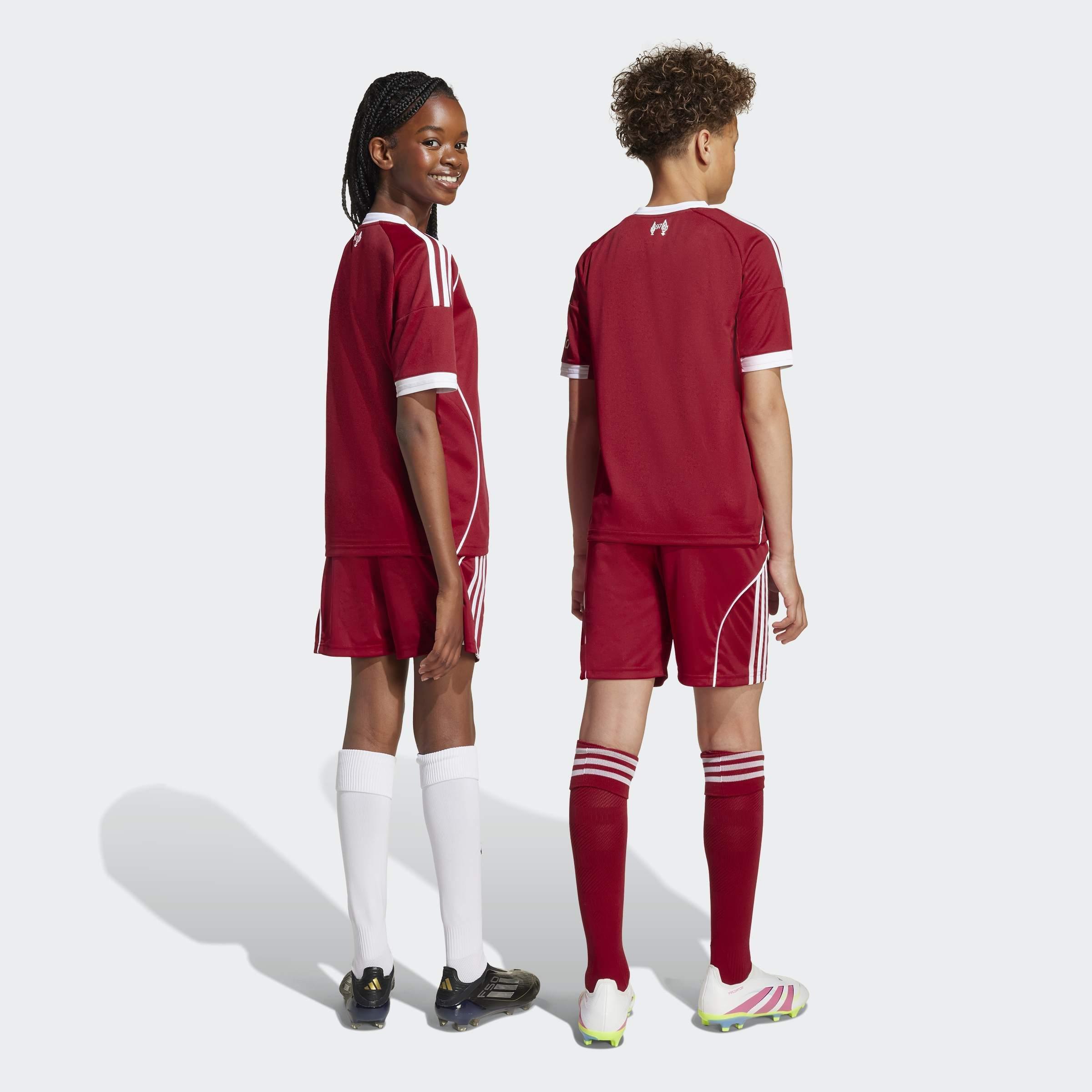 Kids Unisex Liverpool FC 25/26 Home Shorts, Red, A701_ONE, large image number 1