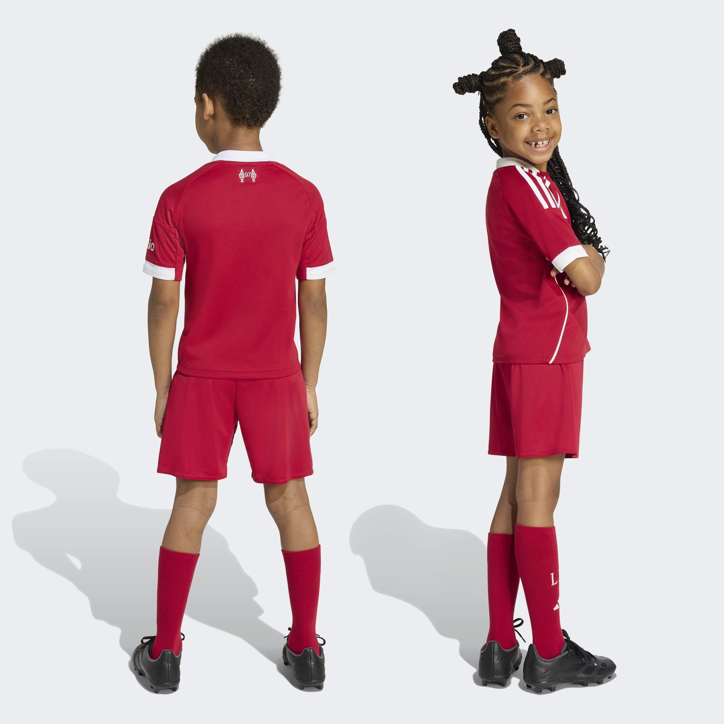 Kids Unisex Liverpool FC 25/26 Home Mini Kit, Red, A701_ONE, medium