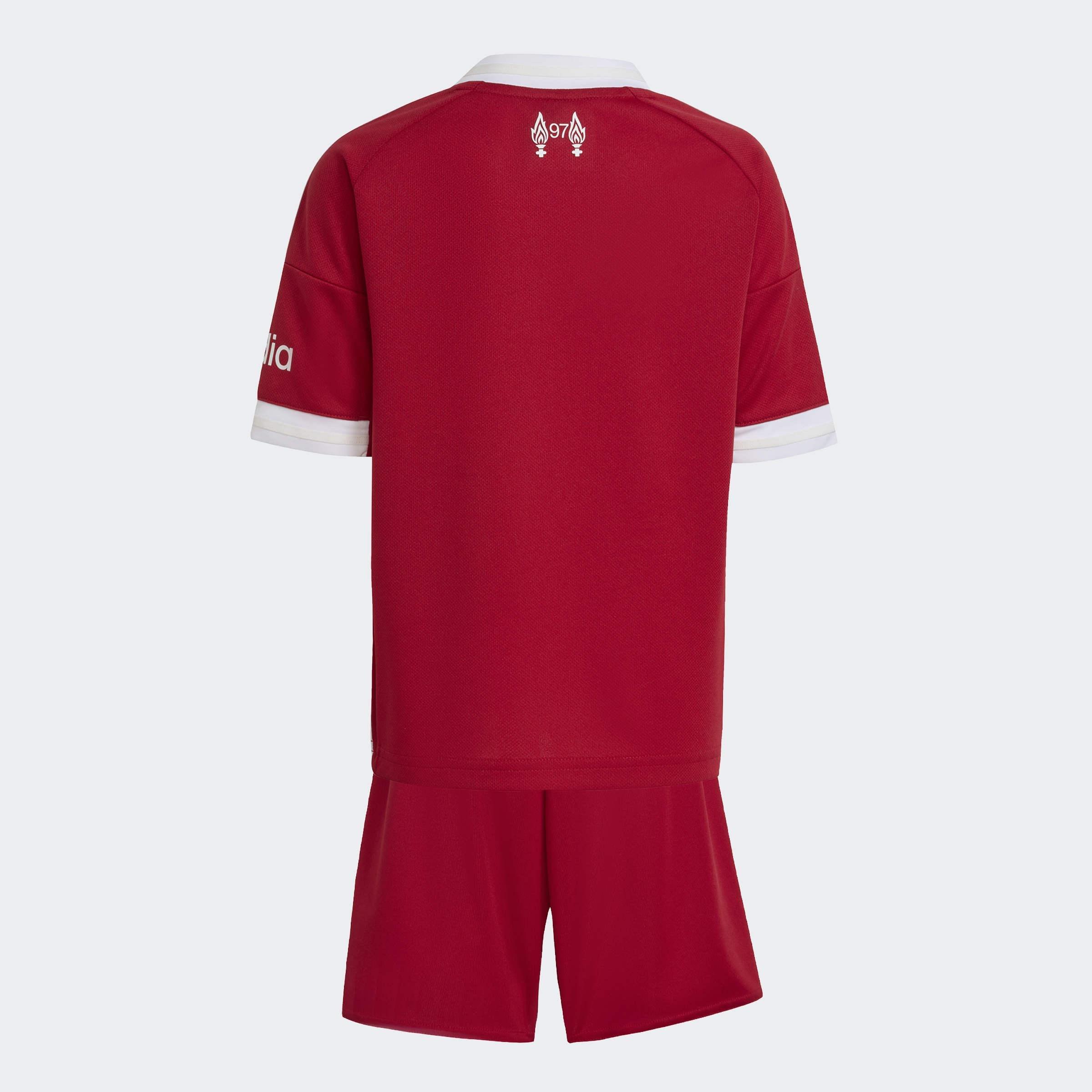 Kids Unisex Liverpool FC 25/26 Home Mini Kit, Red, A701_ONE, medium